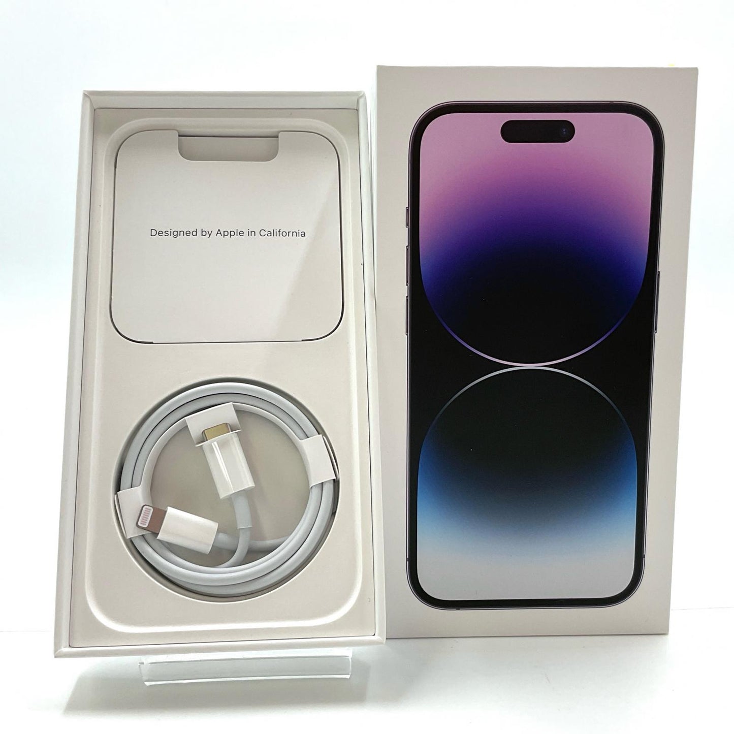 【全額返金保証】【最速発送】Apple iPhone iPhone 14 Pro 256GB ディープパープル docomo 白ロム 動作確認済 80%