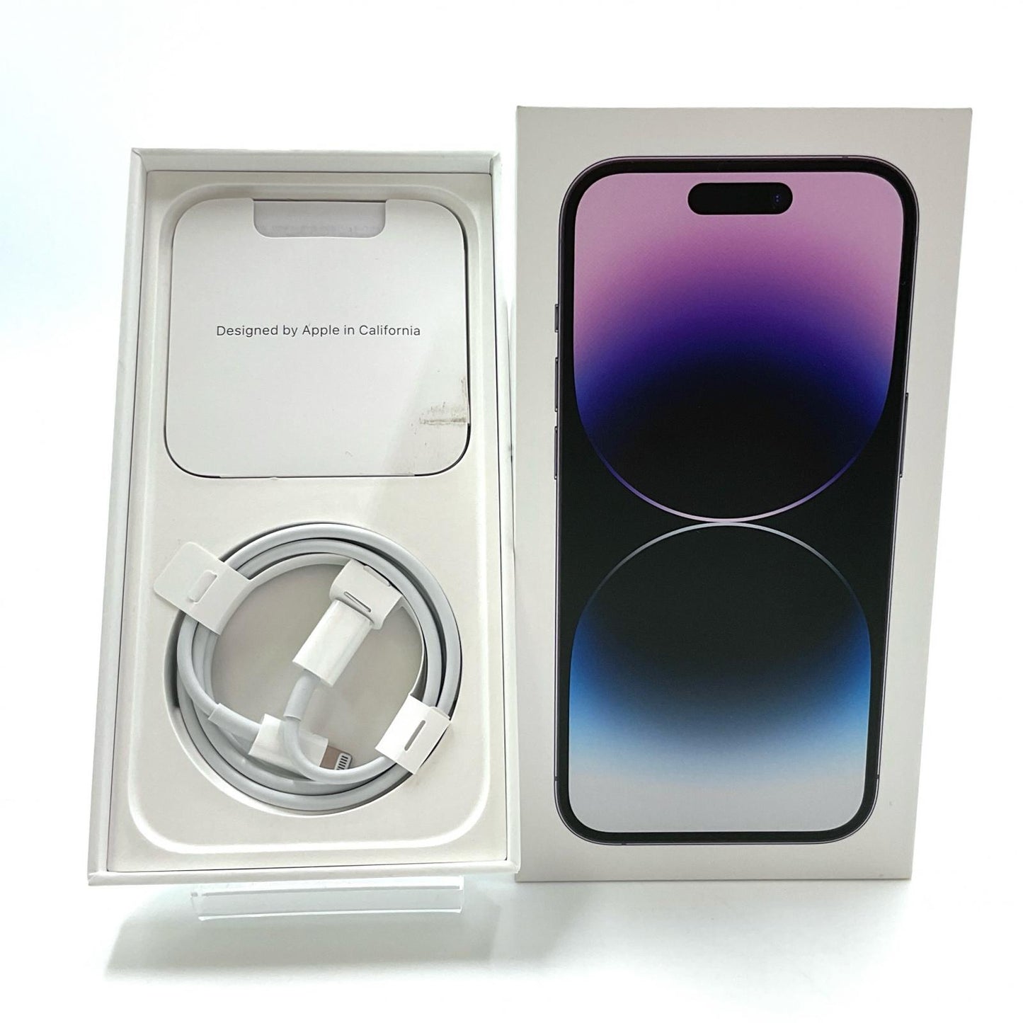 【全額返金保証】【最速発送】Apple iPhone iPhone 14 Pro 256GB ディープパープル docomo 白ロム 美品 動作確認済 84%