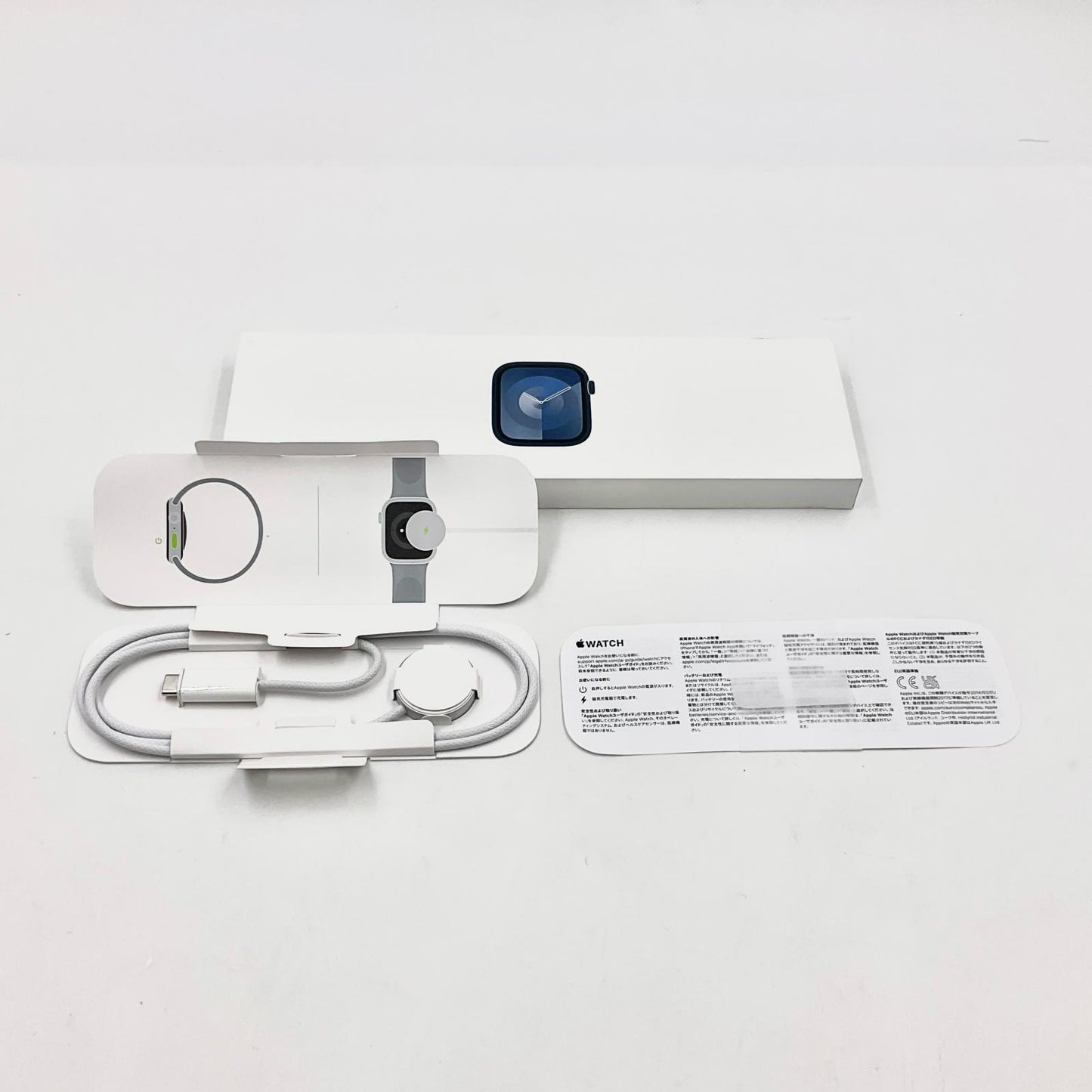 【全額返金保証】【最速発送】Apple Watch Series 9 アルミニウム 45mm GPS 100% 美品 動作確認済