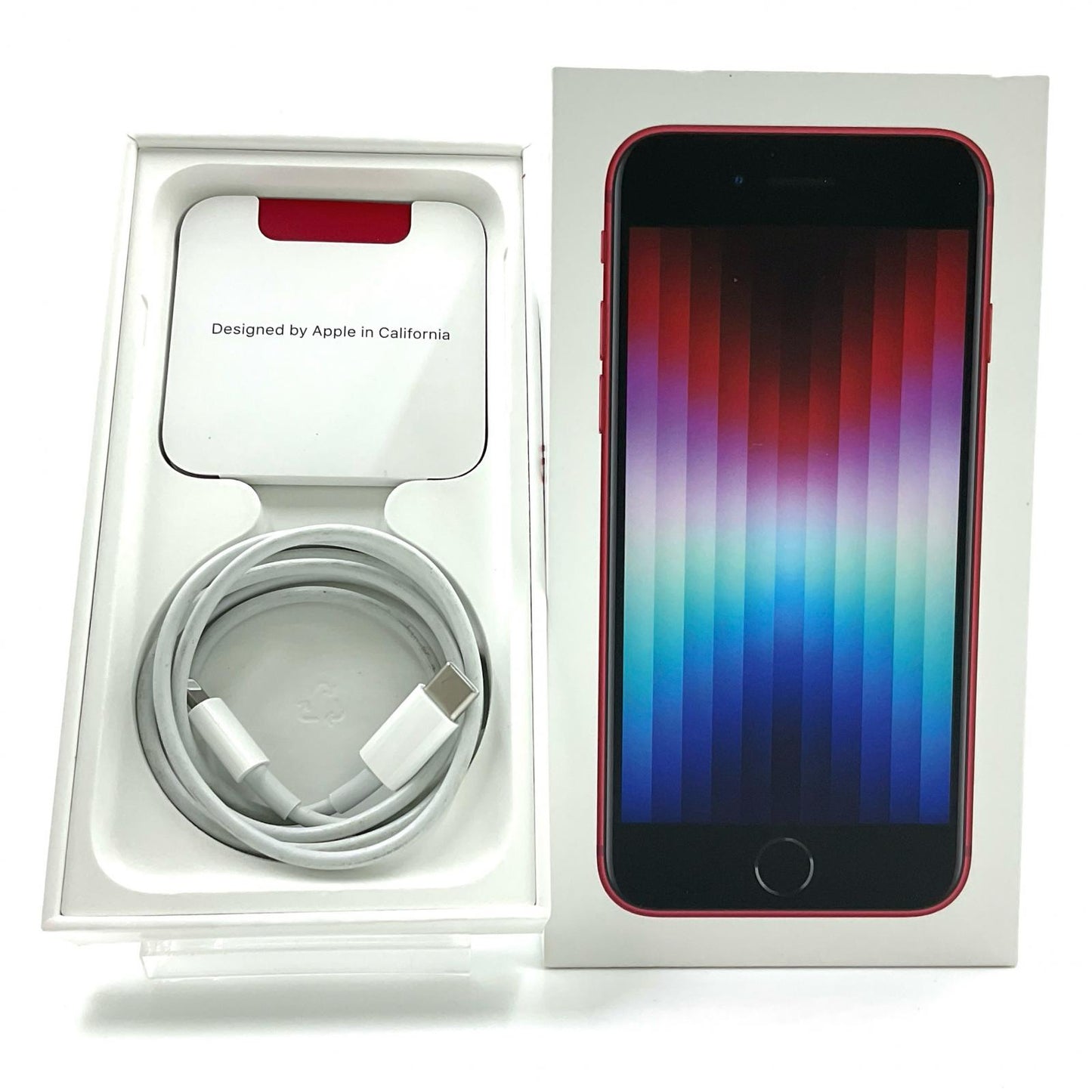 【全額返金保証】【最速発送】Apple iPhone iPhone SE(第3世代) 128GB (PRODUCT)RED au 白ロム 動作確認済 82%
