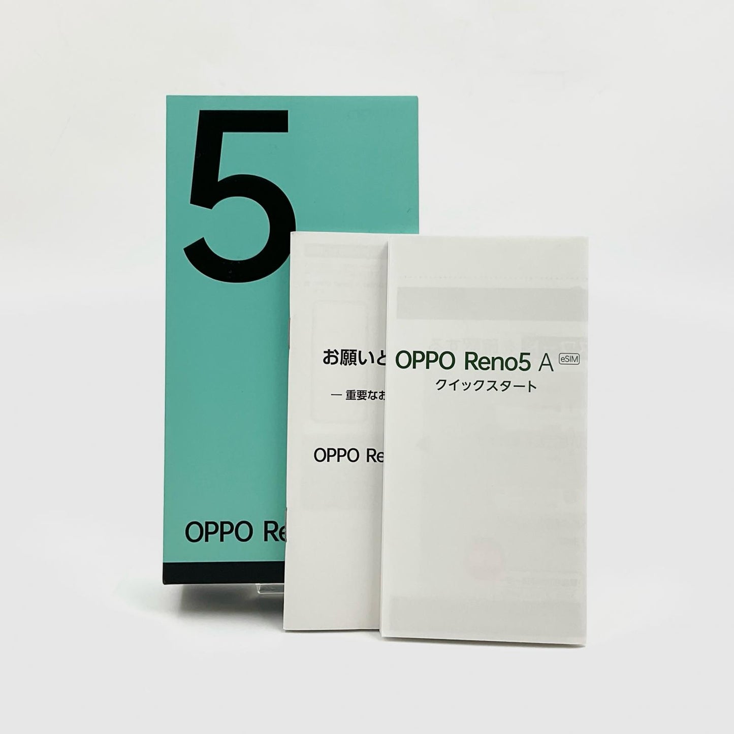 【最速発送】OPPO Reno 5A 128GB アイスブルー Softbank A103OP 白ロム【難有】