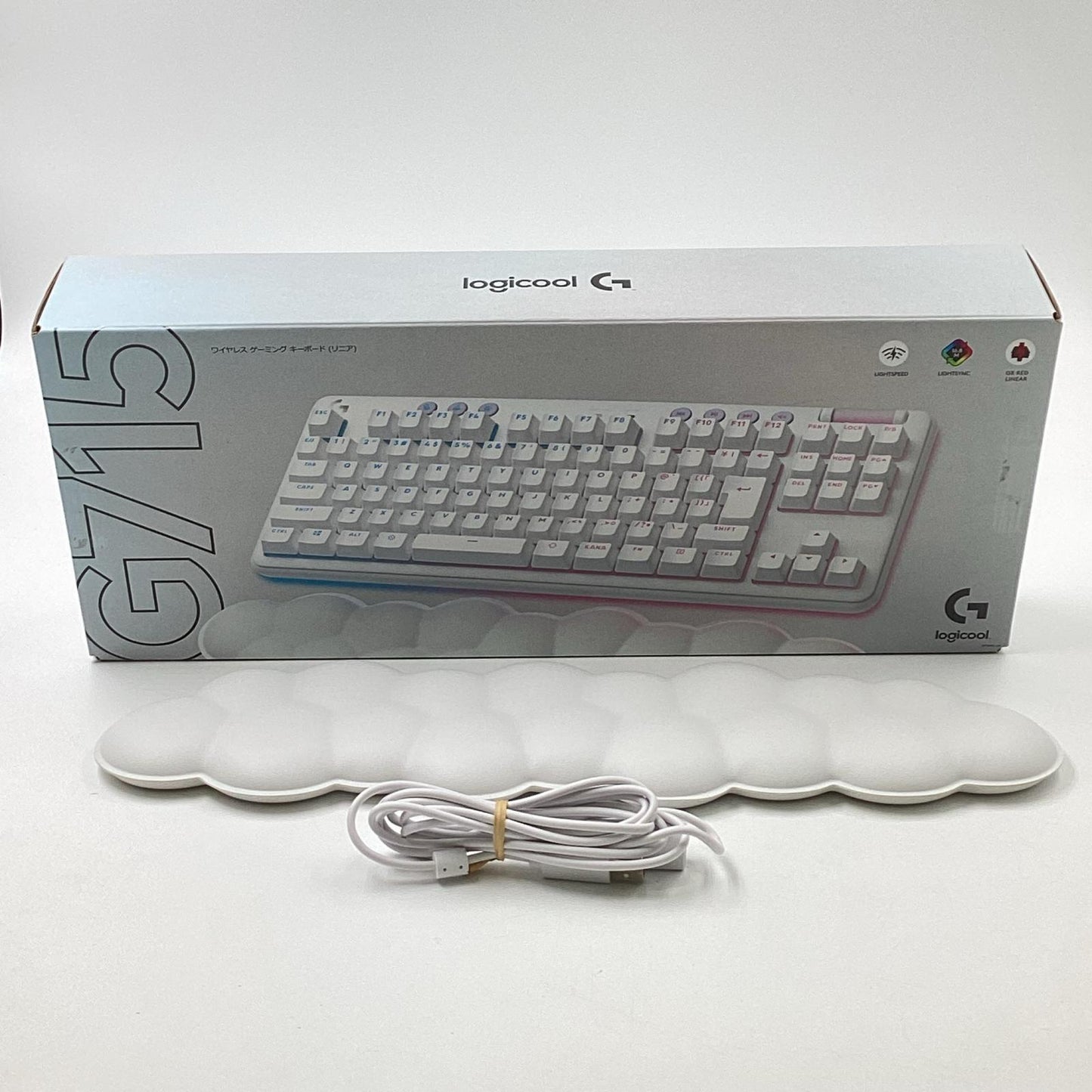 【全額返金保証】【最速発送】Logicool ワイヤレス ゲーミング キーボード(リニア) G715WL-LN 超美品 動作確認済