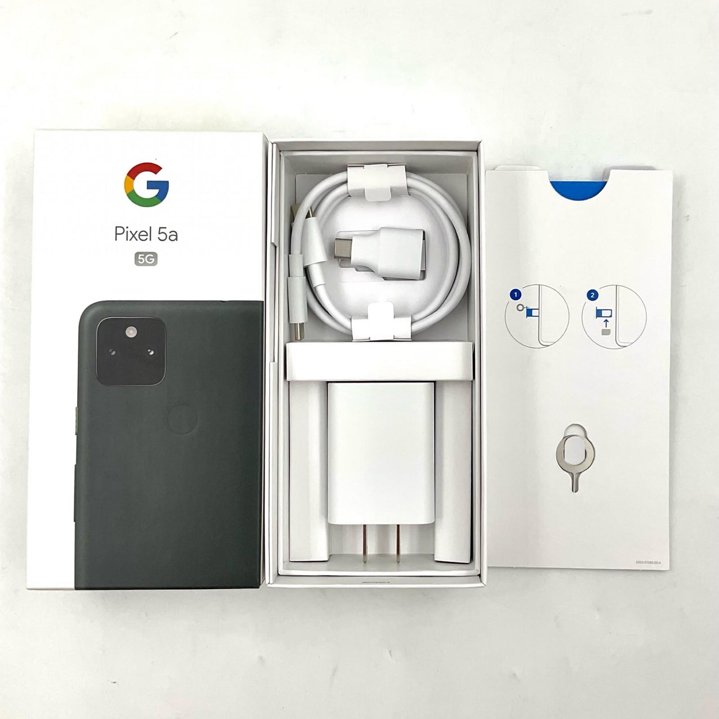 【全額返金保証】【最速発送】Google Pixel 5a 128GB Mostly Black(モーストリー ブラック) Softbank G4S1M 白ロム 美品 動作確認済