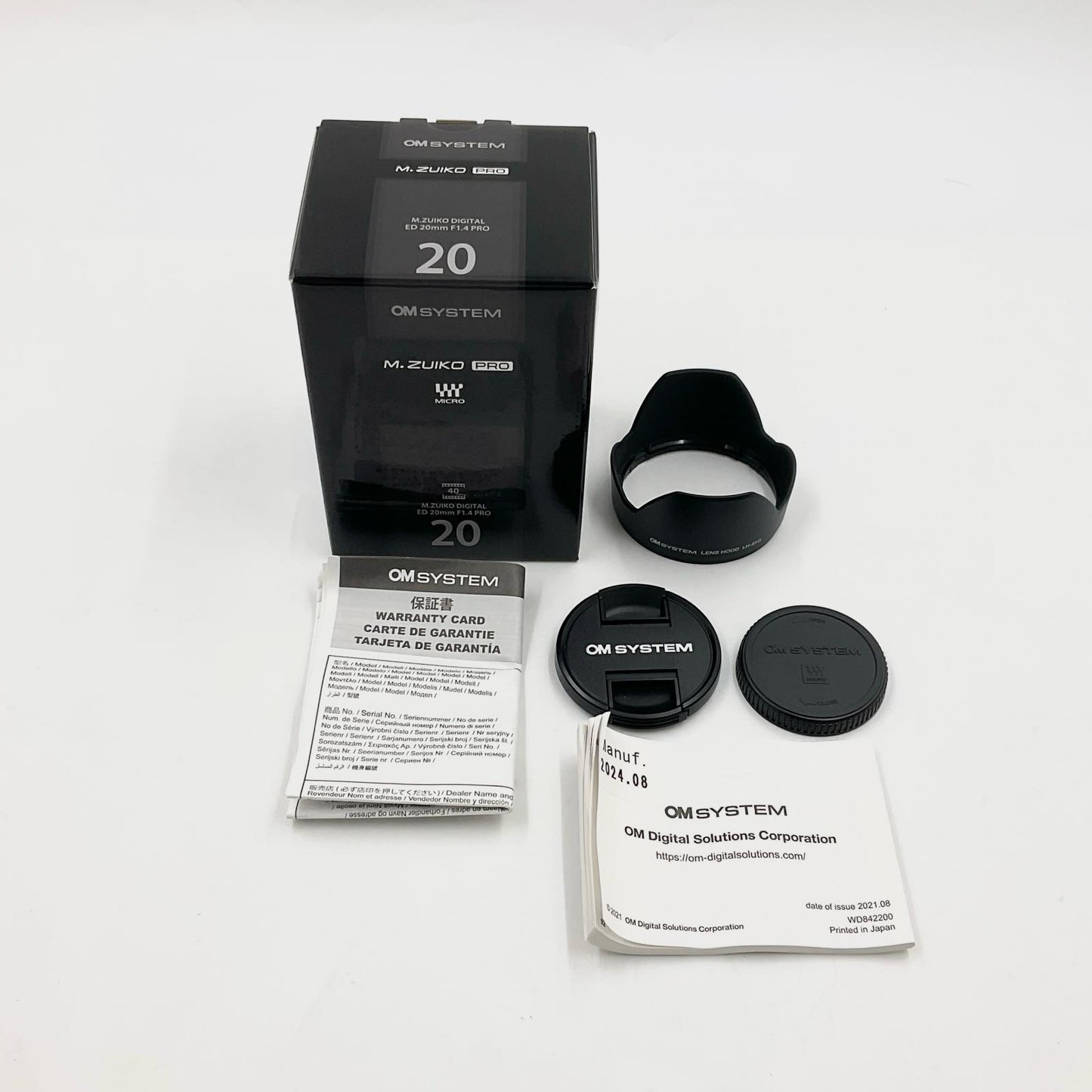 【全額返金保証】【最速発送】OM SYSTEM M.ZUIKO DIGITAL ED 20mm F1.4 PRO 超美品 動作確認済