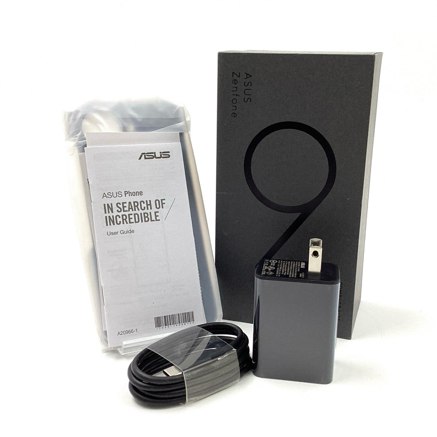 【全額返金保証】【最速発送】ASUS Zenfone 9 256GB ミッドナイトブラック SIMフリー AI2202 白ロム 動作確認済