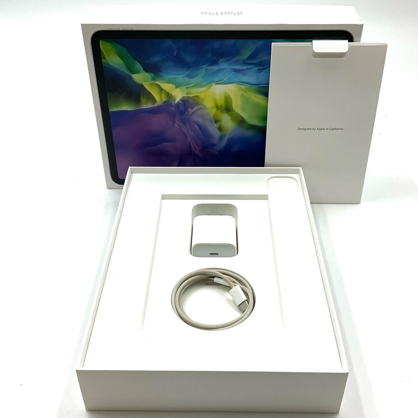 【最速発送】Apple iPad Pro 11インチ 第2世代 256GB シルバー WiFi+Cellular au 白ロム【難有】