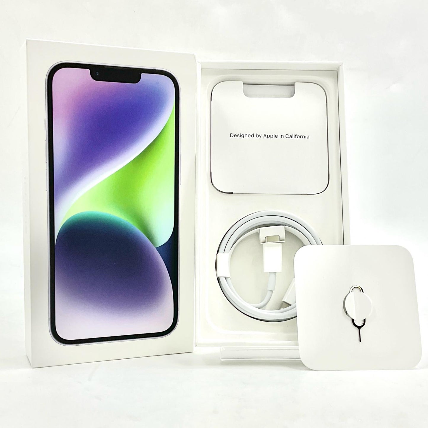 【全額返金保証】【最速発送】Apple iPhone iPhone 14 256GB パープル docomo 白ロム 美品 動作確認済 90%