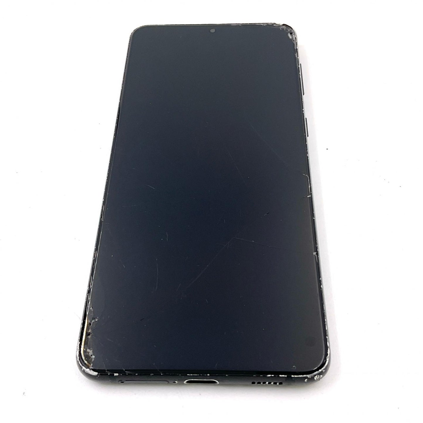 【最速発送】SAMSUNG Galaxy S21+ 5G 256GB ファントムブラック au SCG10 白ロム【難有】