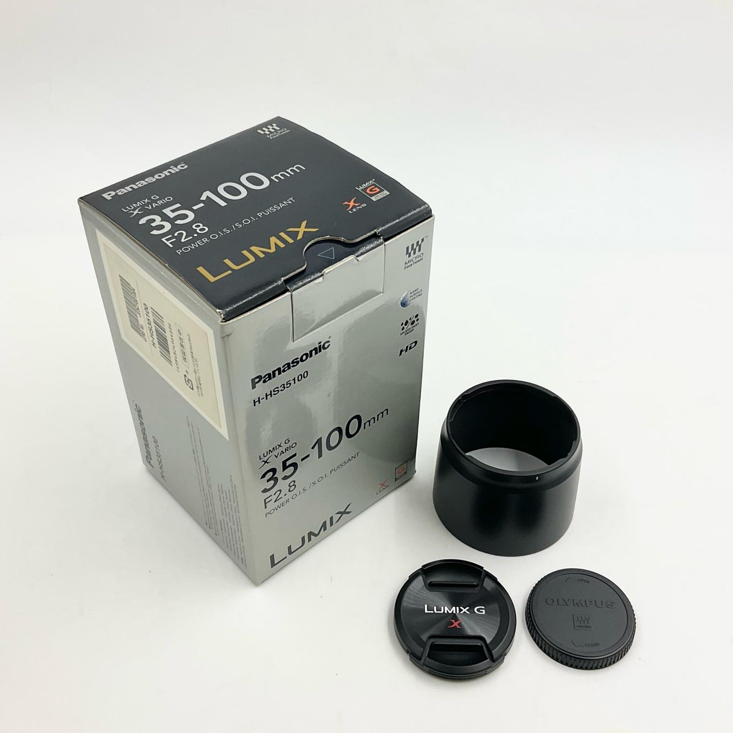 【全額返金保証】【最速発送】Panasonic LUMIX G X VARIO 35-100mm/F2.8/POWER O.I.S. H-HS35100 動作確認済