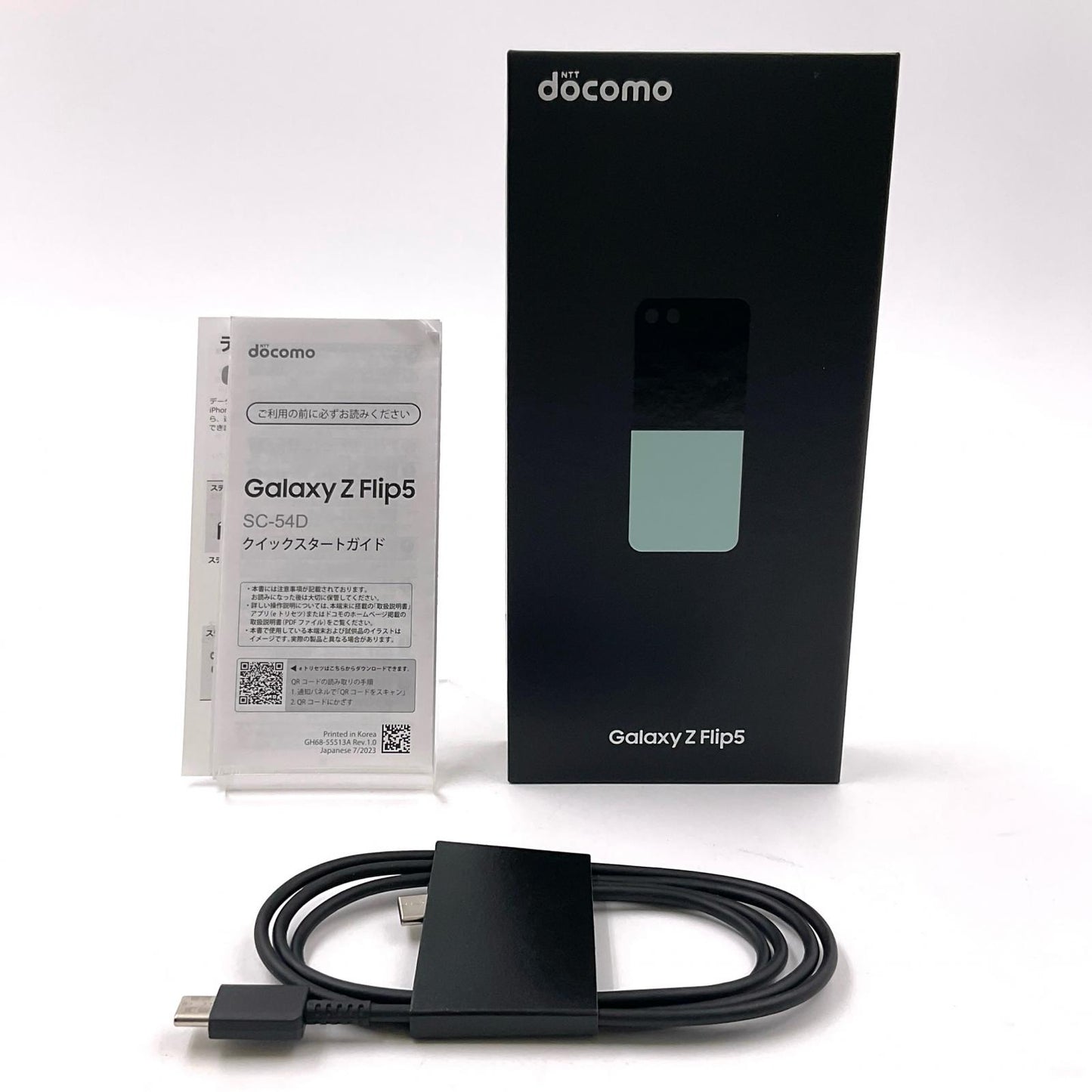【全額返金保証】【最速発送】SAMSUNG Galaxy Z Flip5 256GB Mint docomo SC-54D 動作確認済