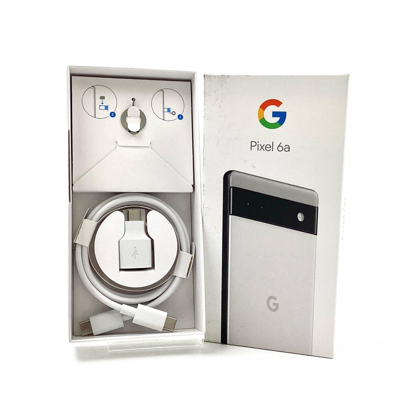 【全額返金保証】【最速発送】Google Pixel 6a 128GB Chalk SIMフリー GB17L 白ロム 美品 動作確認済