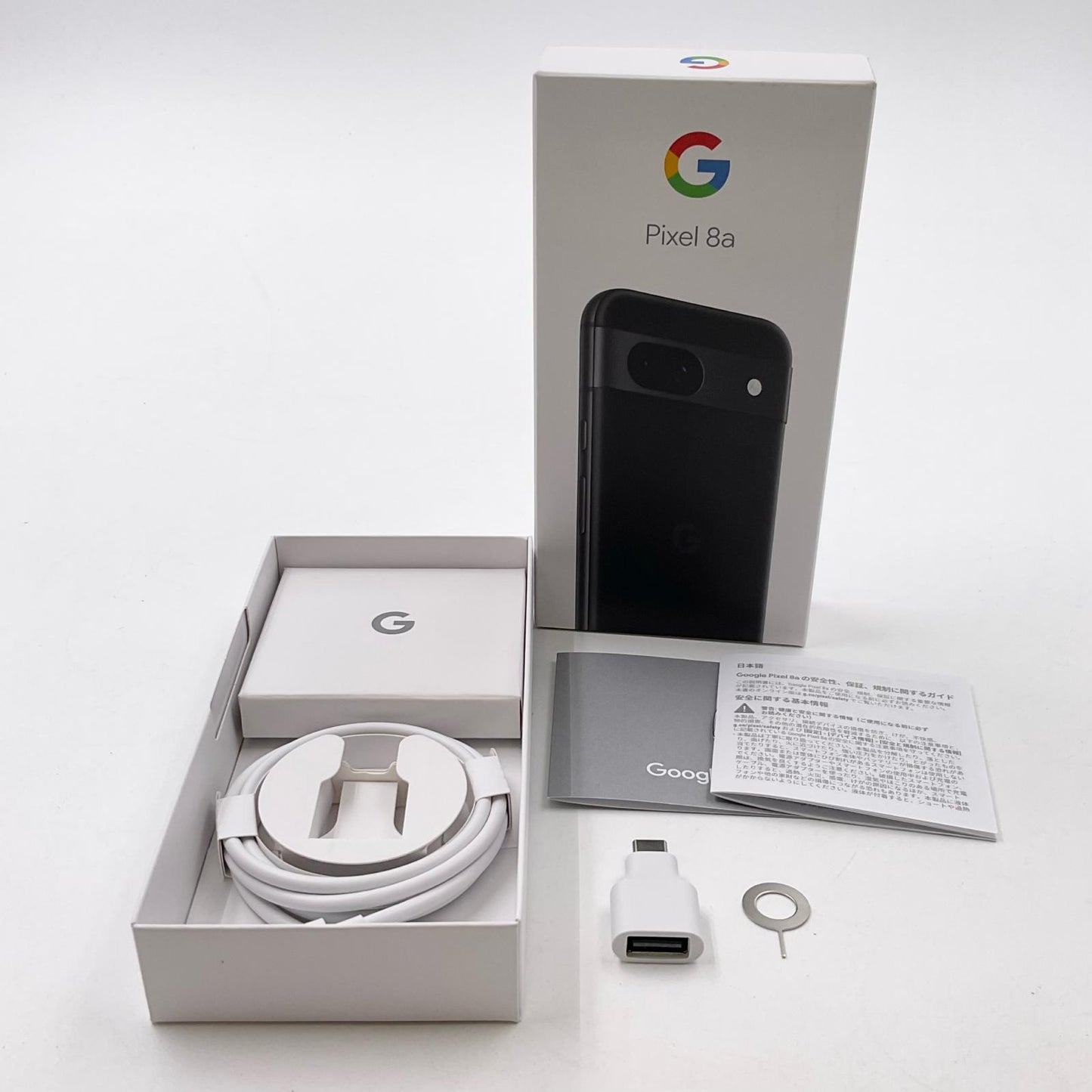 【全額返金保証】【最速発送】Google Pixel 8a 128GB Obsidian Softbank G576D 白ロム 超美品 動作確認済