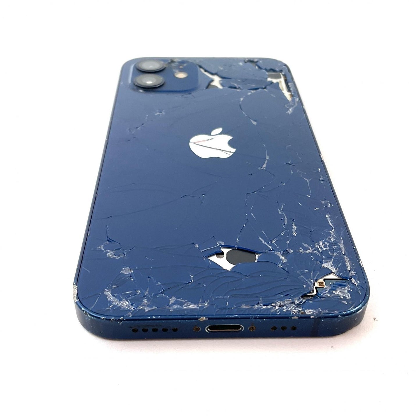 【最速発送】Apple iPhone iPhone 12 64GB ブルー Softbank 白ロム【難有】 69%