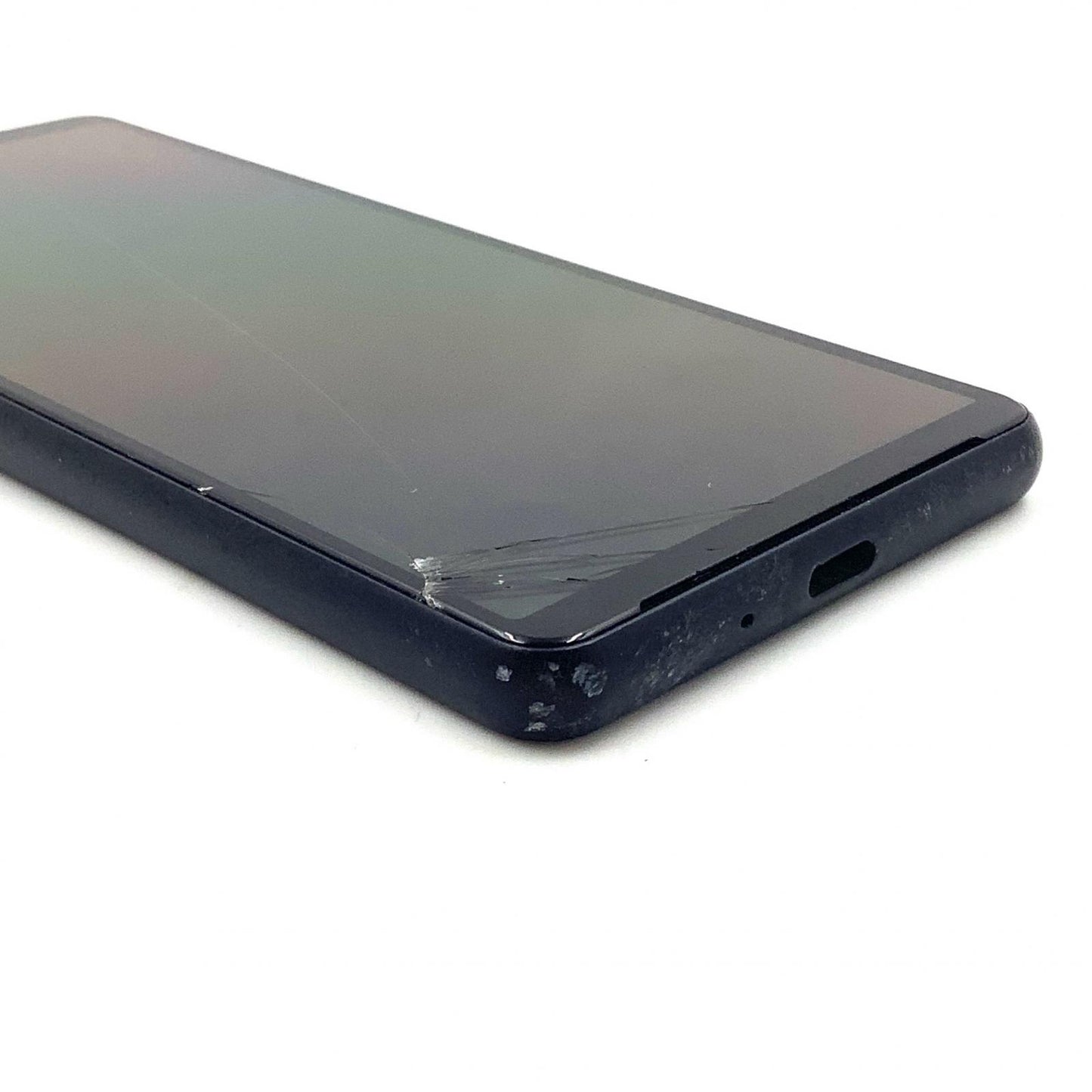 【最速発送】Sony Xperia 10 III 128GB ブラック au SOG04 白ロム【難有】