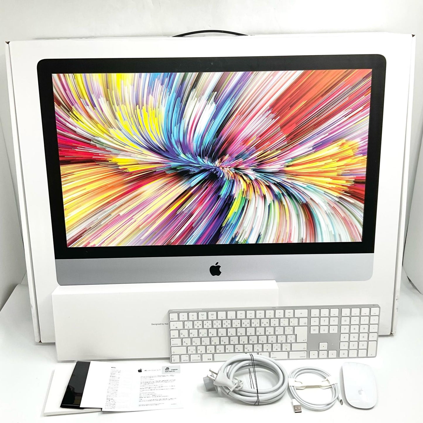 【全額返金保証】【最速発送】Apple iMac 27インチ 3GHz 6コア Intel Core i5 16GB SSD 1TB シルバー 動作確認済