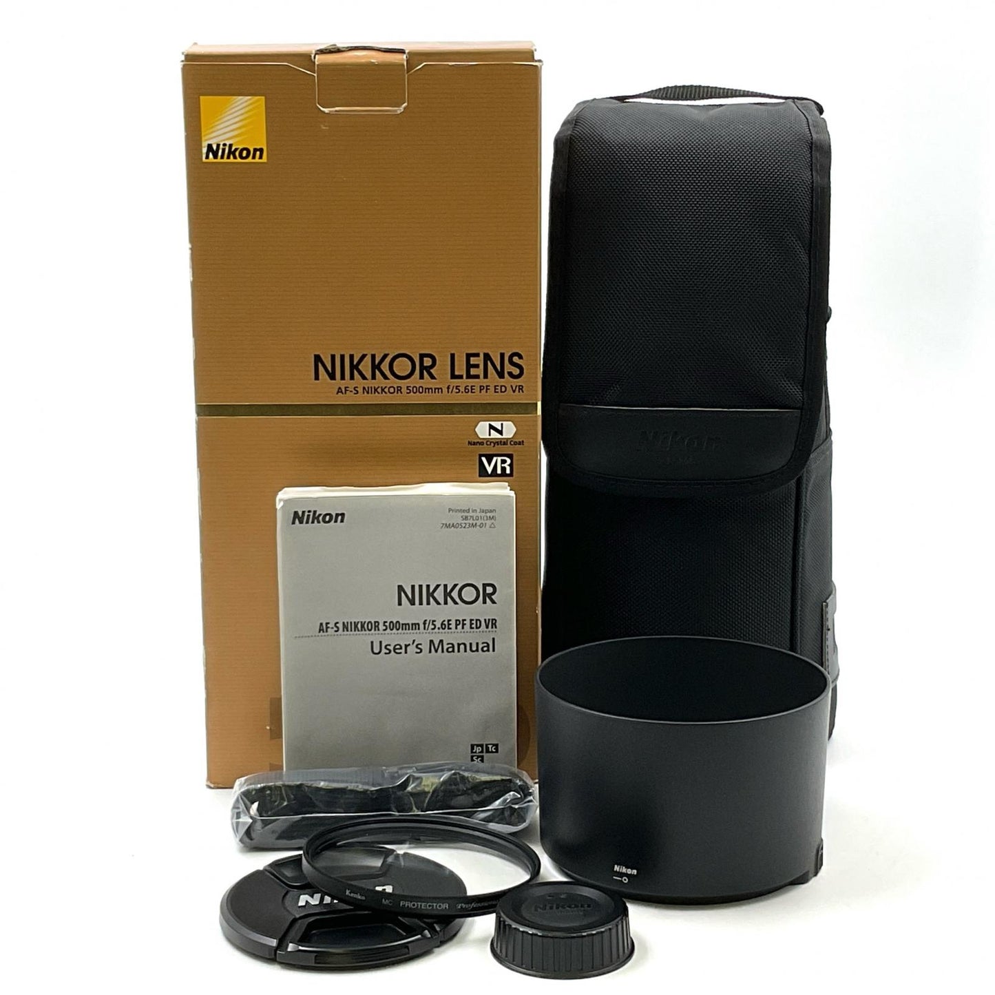 【全額返金保証】【最速発送】Nikon AF-S NIKKOR 500mm f/5.6E PF ED VR 美品 動作確認済