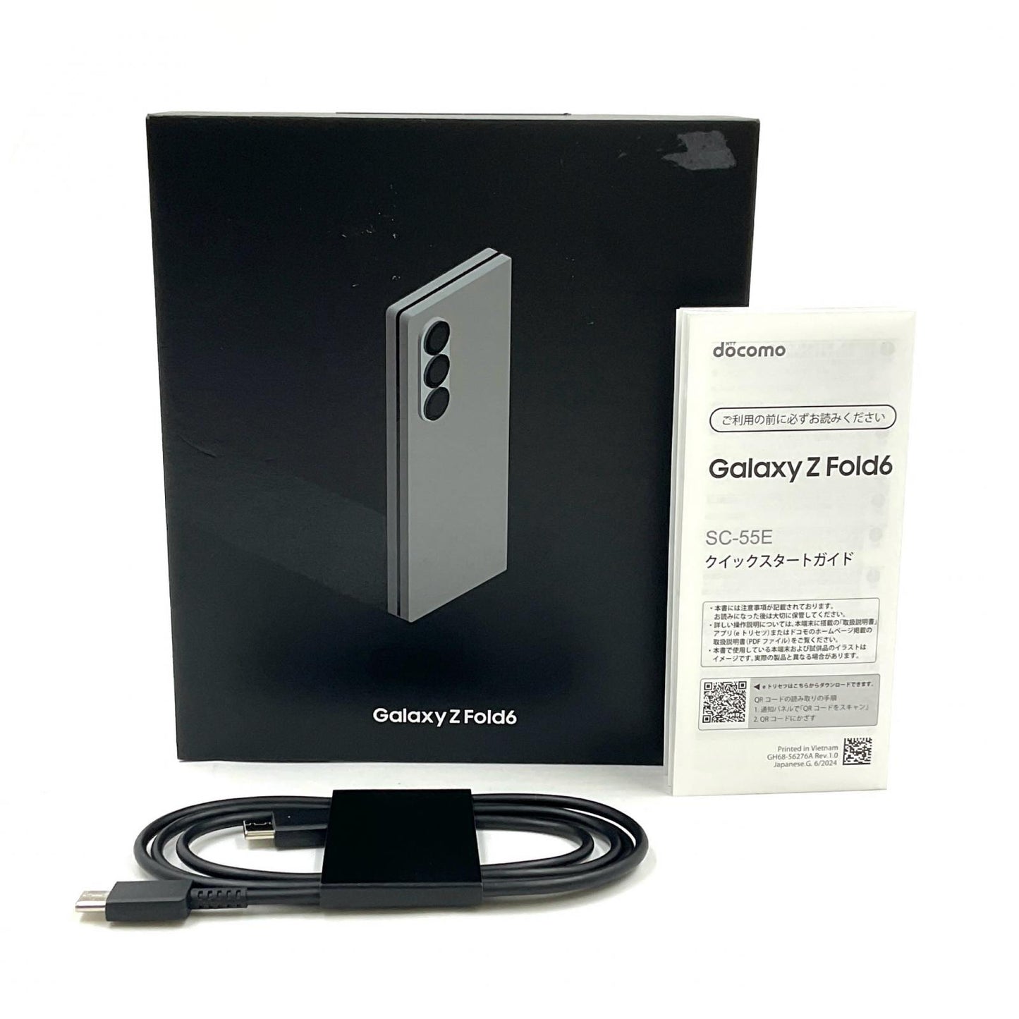 【全額返金保証】【最速発送】SAMSUNG Galaxy Z FOLD6 256GB シルバーシャドウ docomo SC-55E 白ロム 動作確認済