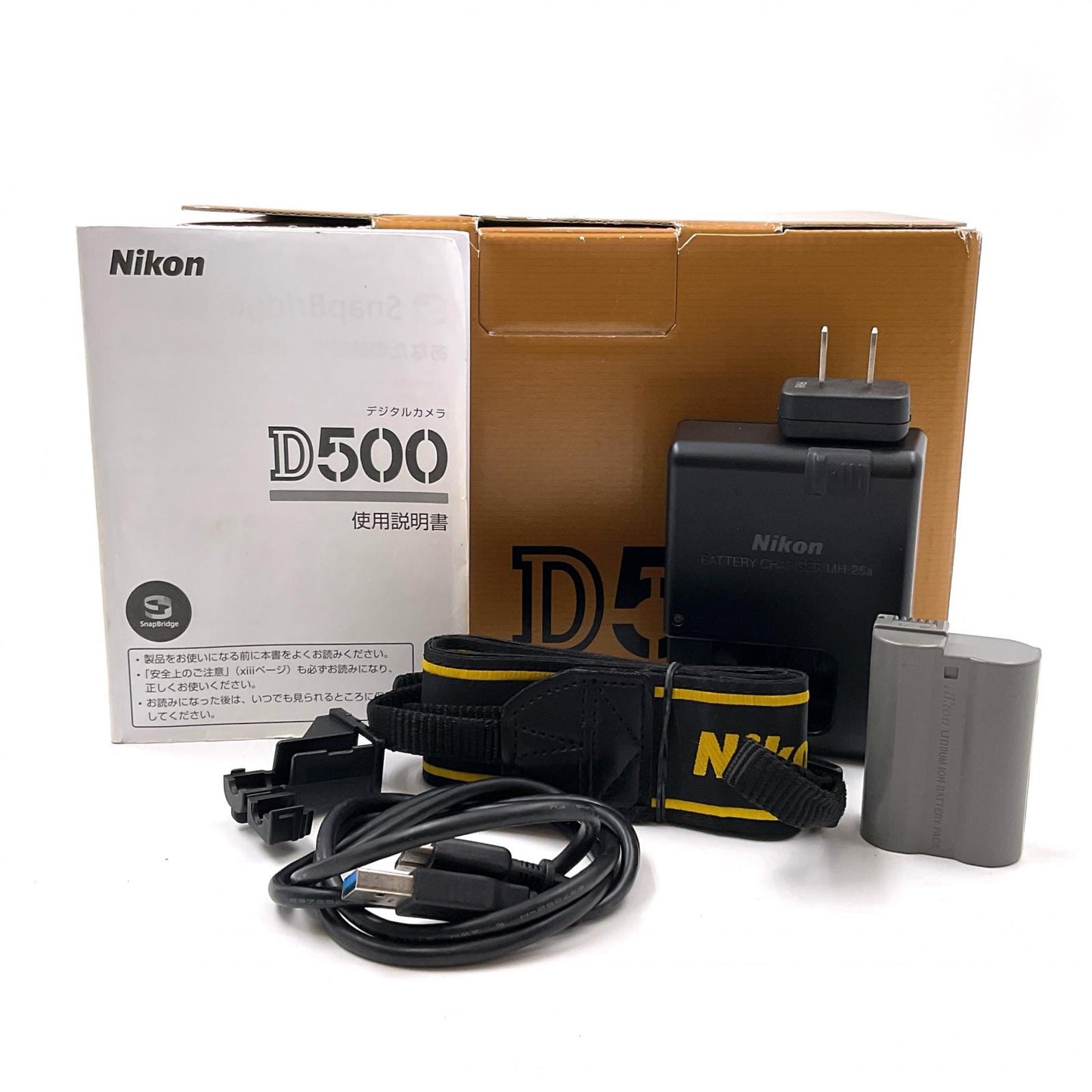 【全額返金保証】【最速発送】Nikon デジタル一眼 D500 ボディ ブラック 美品 動作確認済