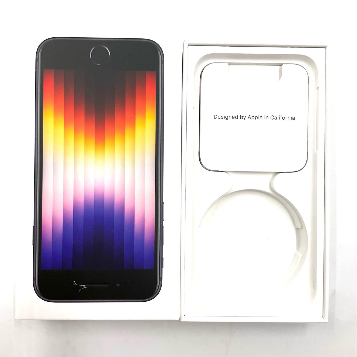 【全額返金保証】【最速発送】Apple iPhone iPhone SE(第3世代) 64GB ミッドナイト docomo SIMフリー 動作確認済 100%