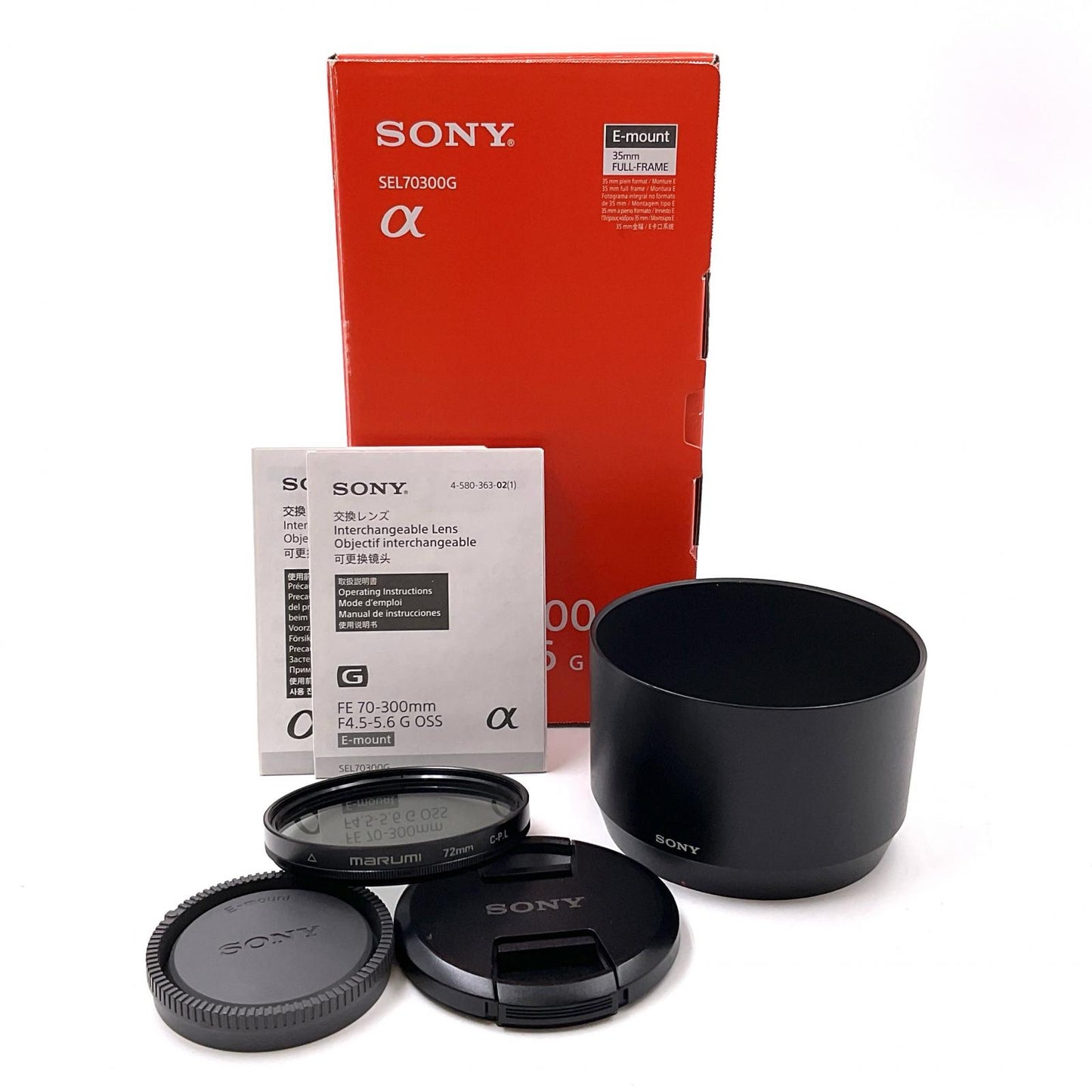 【全額返金保証】【最速発送】Sony FE 70-300mm F4.5-5.6 G OSS SEL70300G 動作確認済