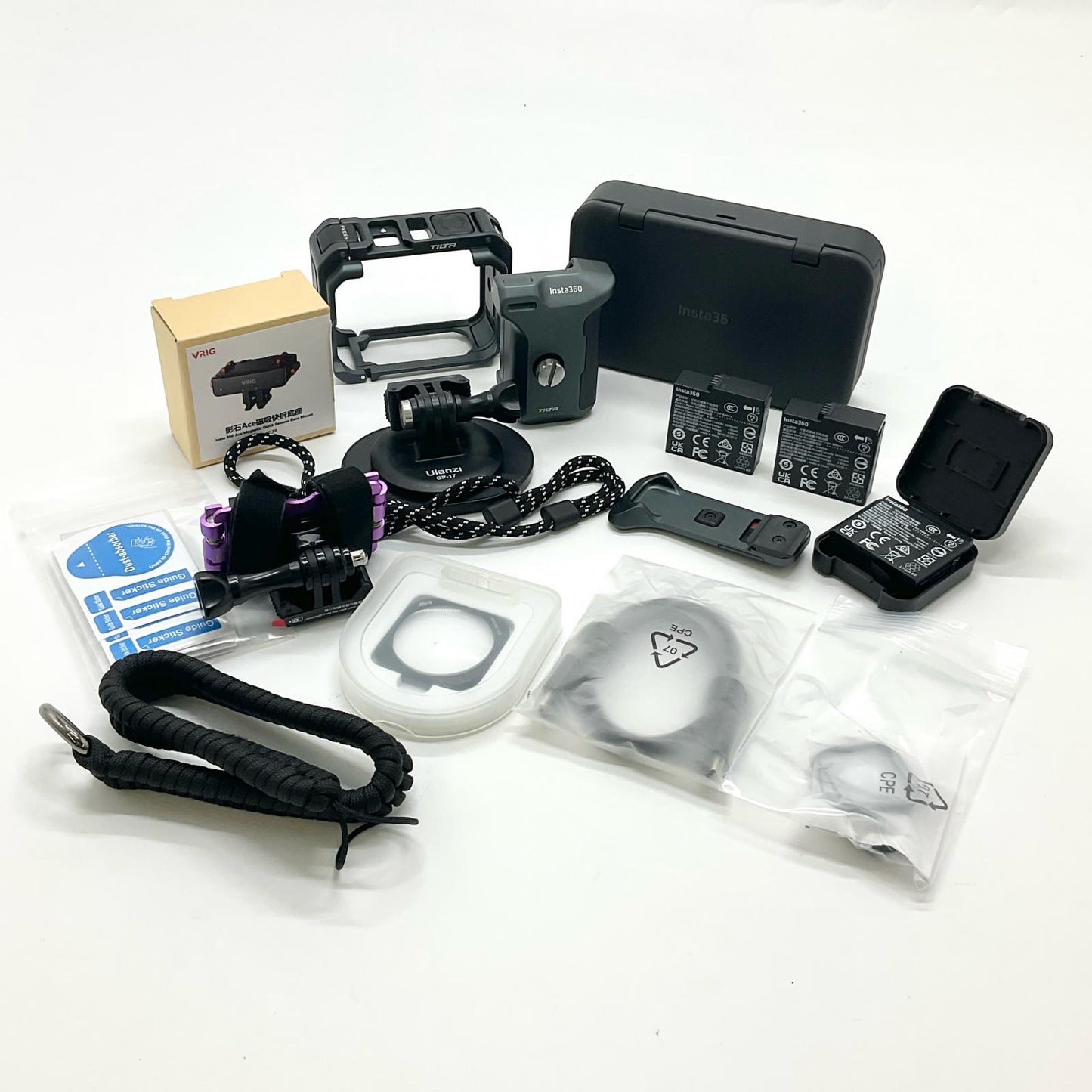 【全額返金保証】【最速発送】Insta360 Insta360 Ace Pro 2 ストリート撮影キット(スレート・グレー) 美品 動作確認済