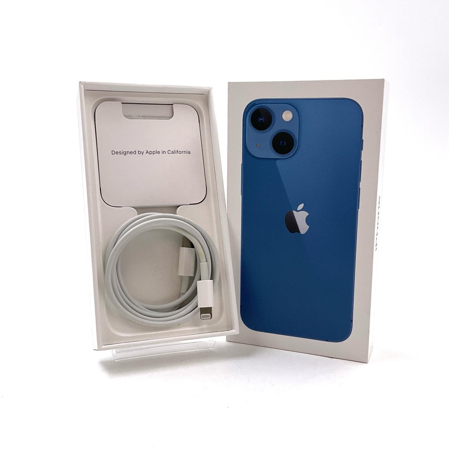 【全額返金保証】【最速発送】Apple iPhone iPhone 13 mini 256GB ブルー au 美品 動作確認済 85%