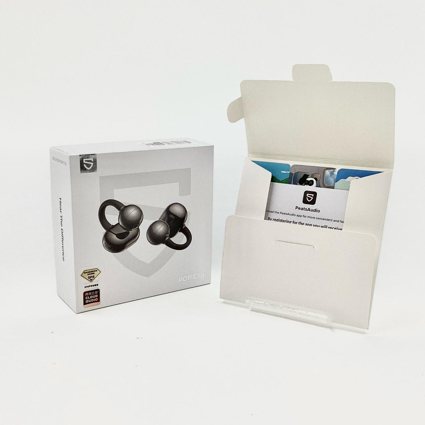【全額返金保証】【最速発送】SOUNDPEATS POP Clip 美品 動作確認済