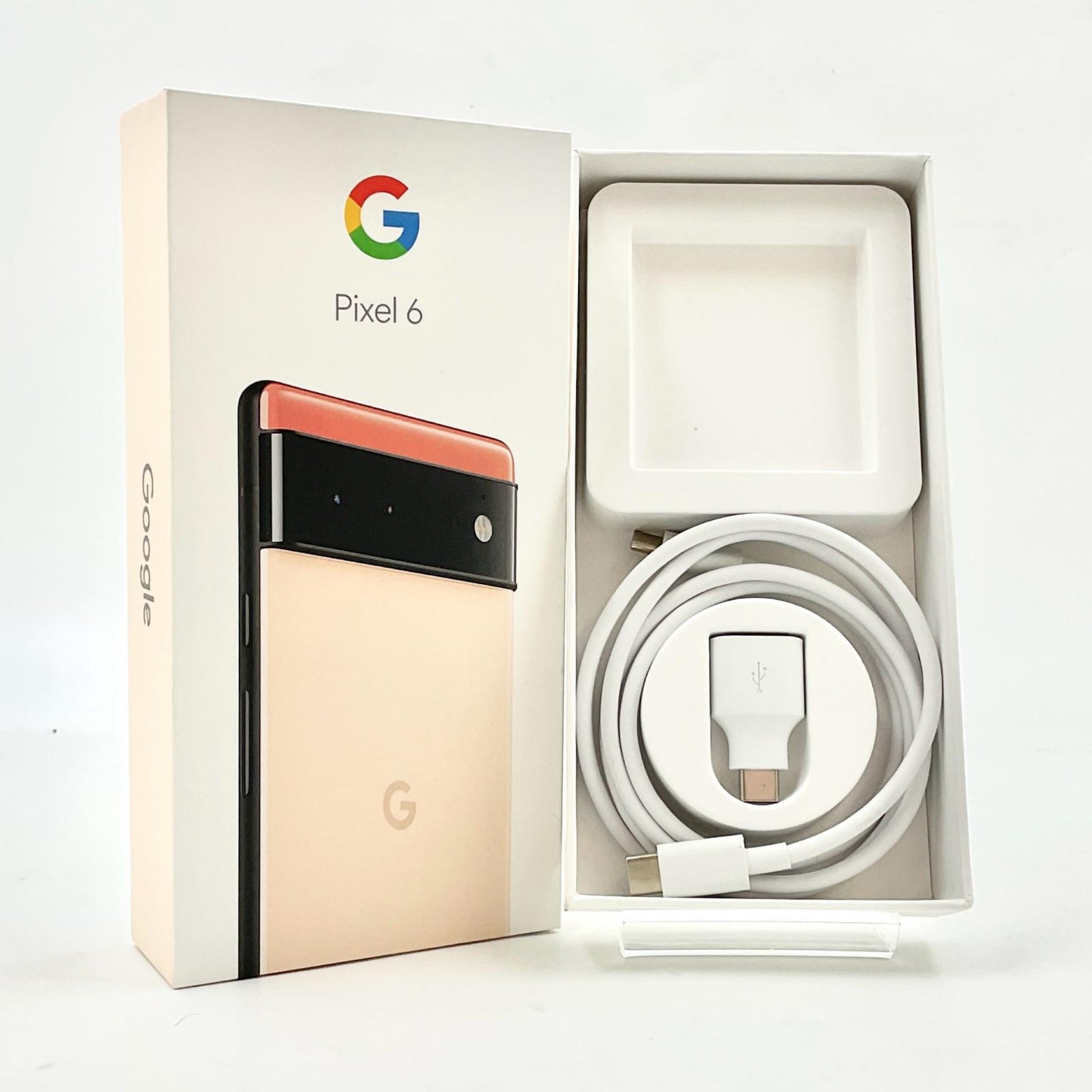 【全額返金保証】【最速発送】Google Pixel 6 128GB Kinda Coral au GR1YH 白ロム 超美品 動作確認済