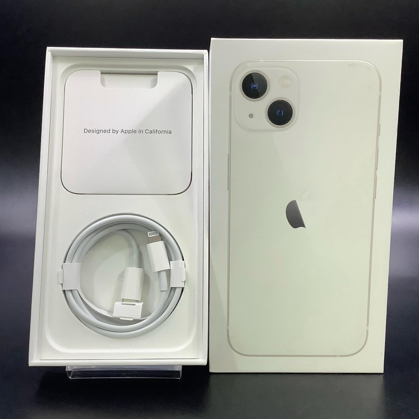 【全額返金保証】【最速発送】Apple iPhone iPhone 13 128GB スターライト SIMフリー 白ロム 動作確認済 91%
