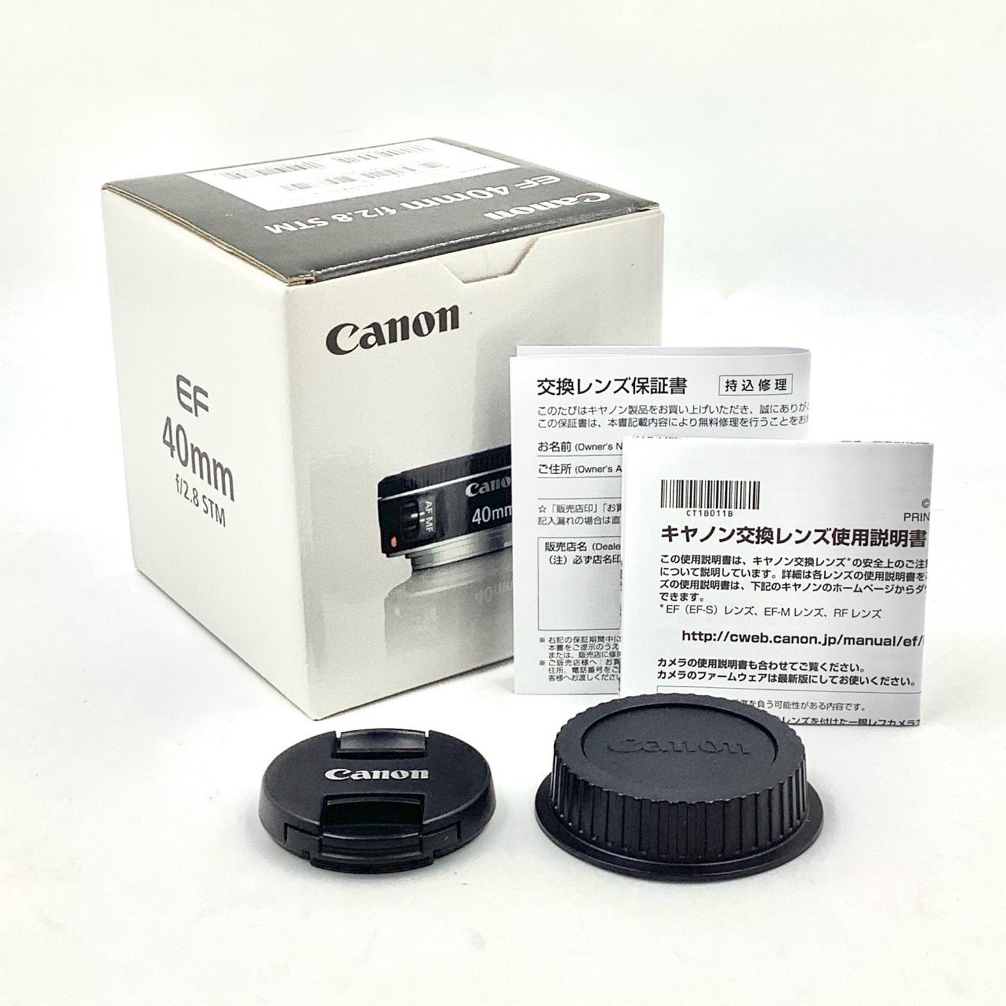 【全額返金保証】【最速発送】Canon EF 40mm F2.8 STM 動作確認済