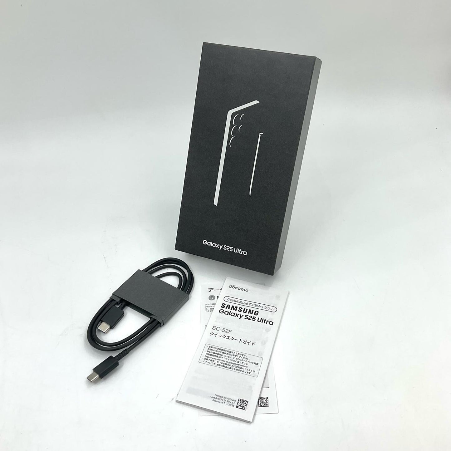 【全額返金保証】【最速発送】SAMSUNG Galaxy S25 Ultra 256GB チタニウムブラック docomo SC-52F 白ロム 動作確認済