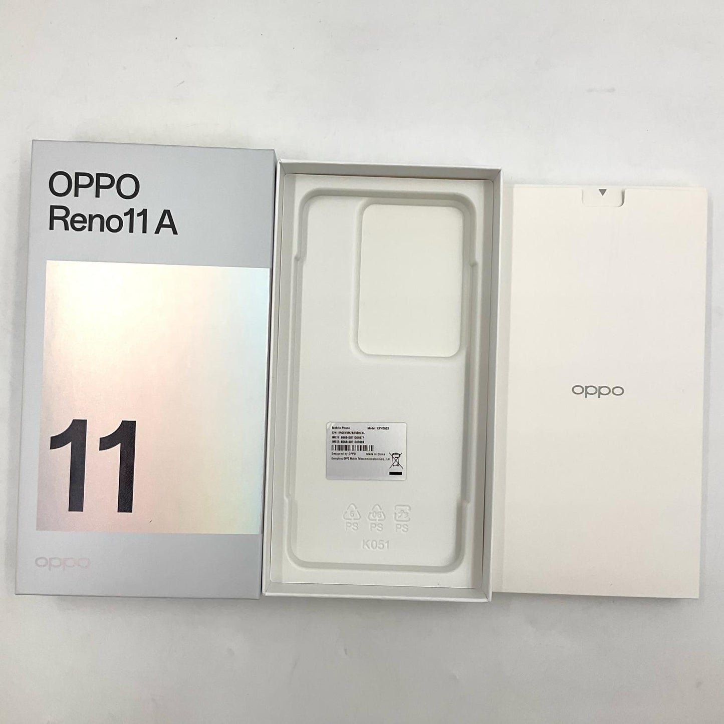 【全額返金保証】【最速発送】OPPO Reno 11:00 AM 128GB ダークグリーン SIMフリー CPH2603 白ロム 動作確認済