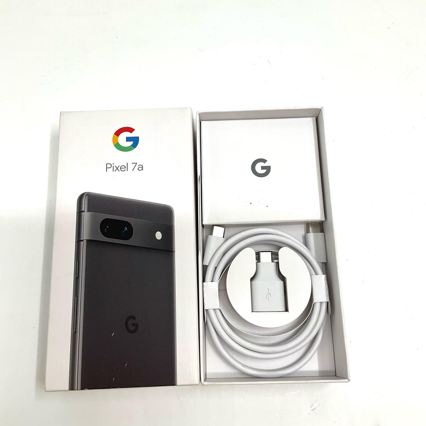 【全額返金保証】【最速発送】Google Pixel 7a 128GB Charcoal au G82U8 白ロム 動作確認済