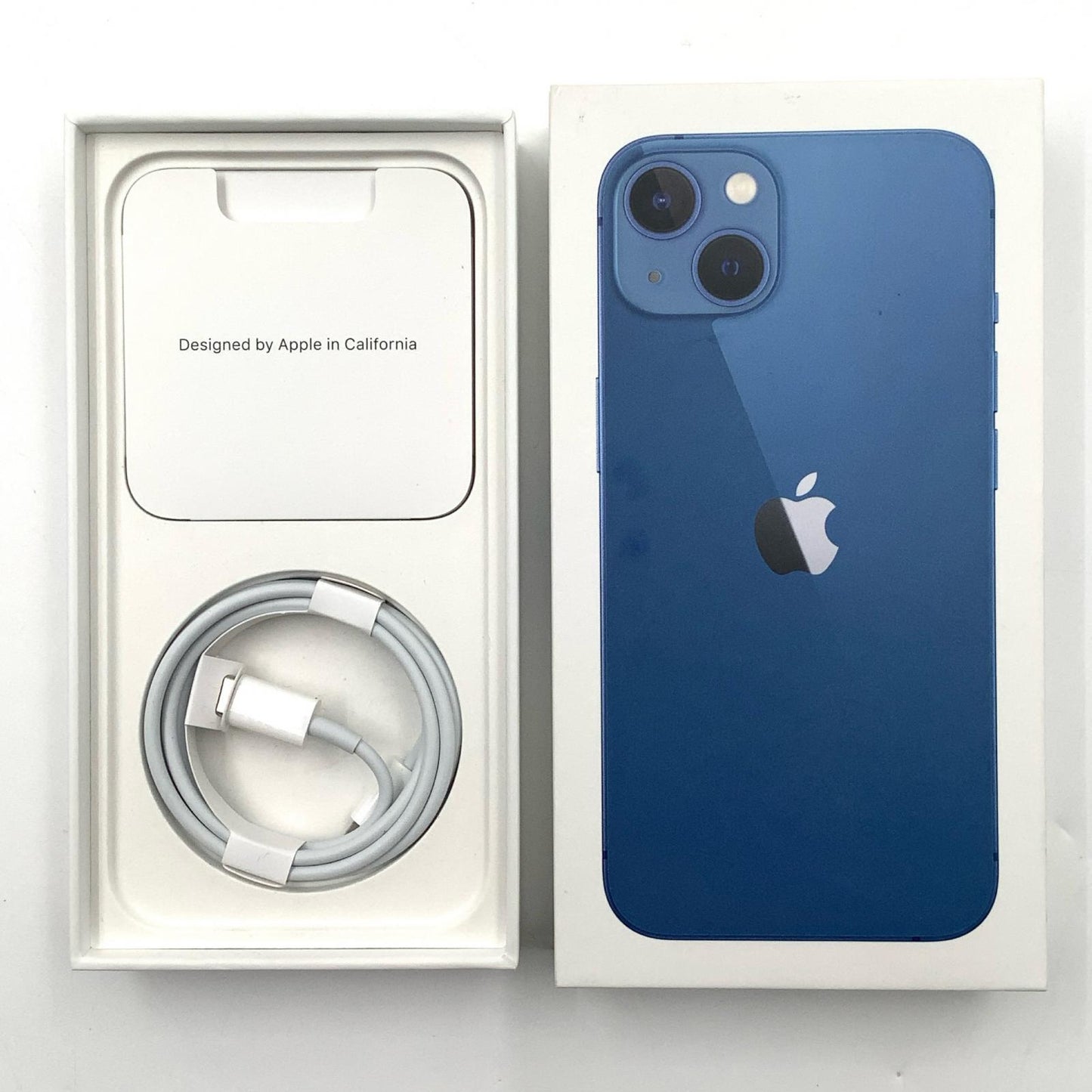 【全額返金保証】【最速発送】Apple iPhone iPhone 13 128GB ブルー docomo 美品 動作確認済 85%