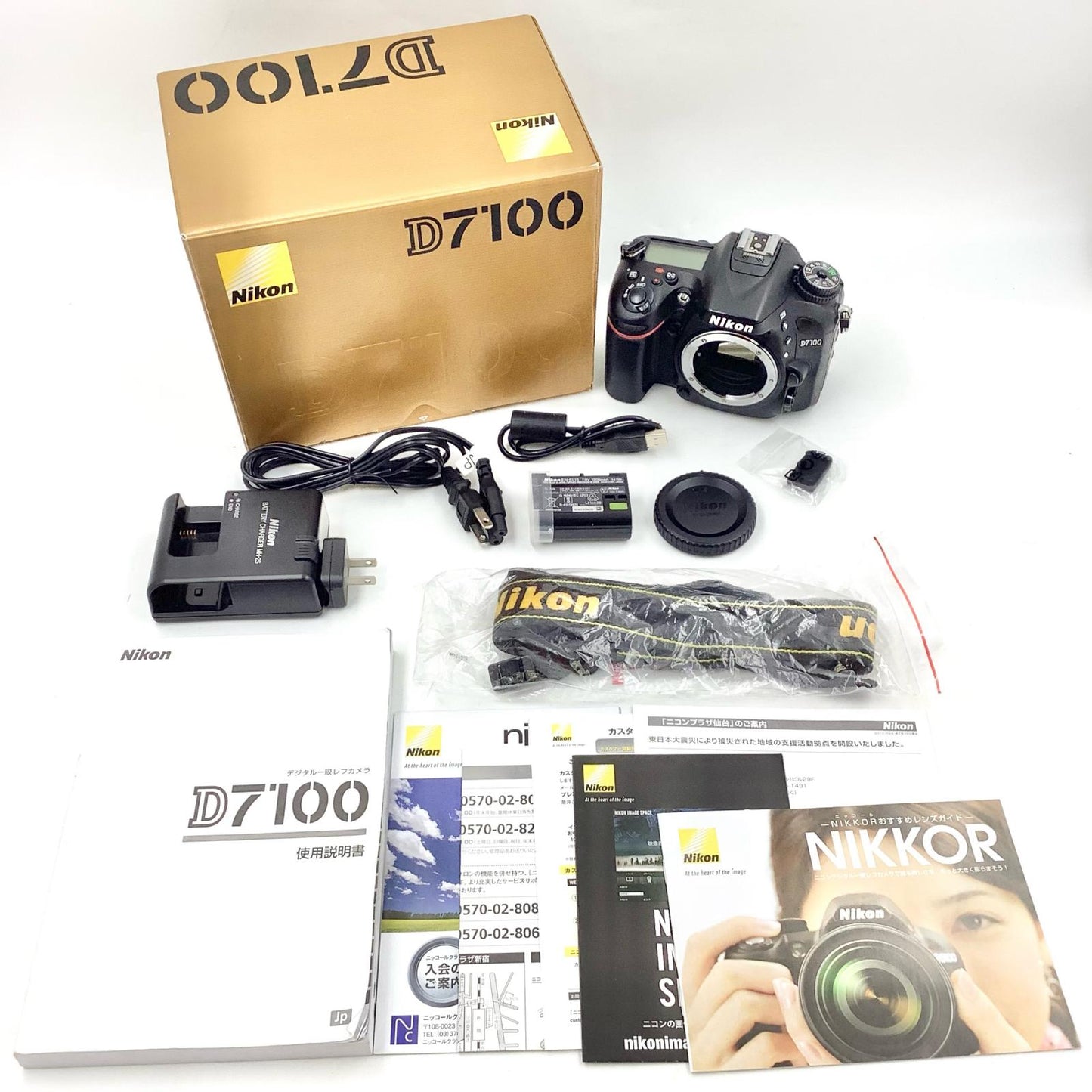 【全額返金保証】【最速発送】Nikon デジタル一眼 D7100 ボディ ブラック 動作確認済