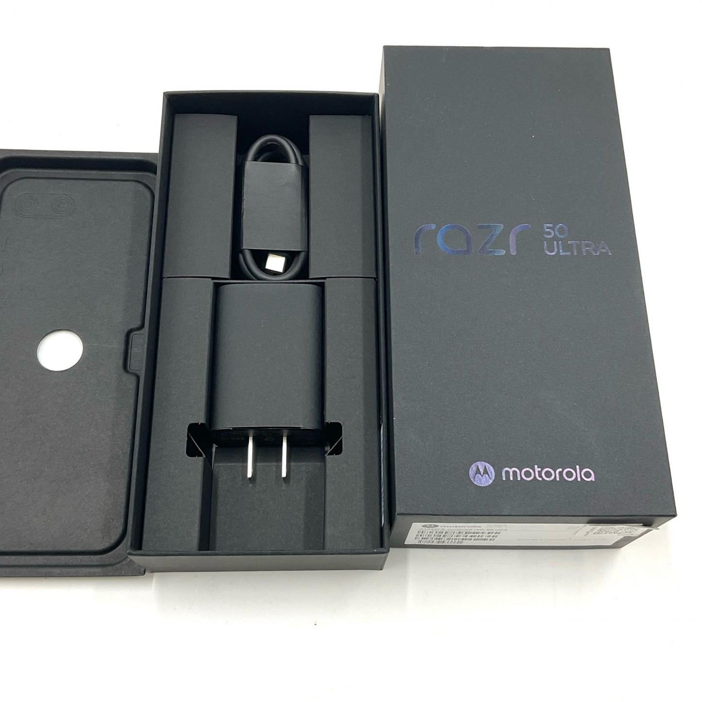 【全額返金保証】【最速発送】Motorola razr 50 ultra 512GB ミッドナイトブルー XT2451-5 白ロム 超美品 動作確認済