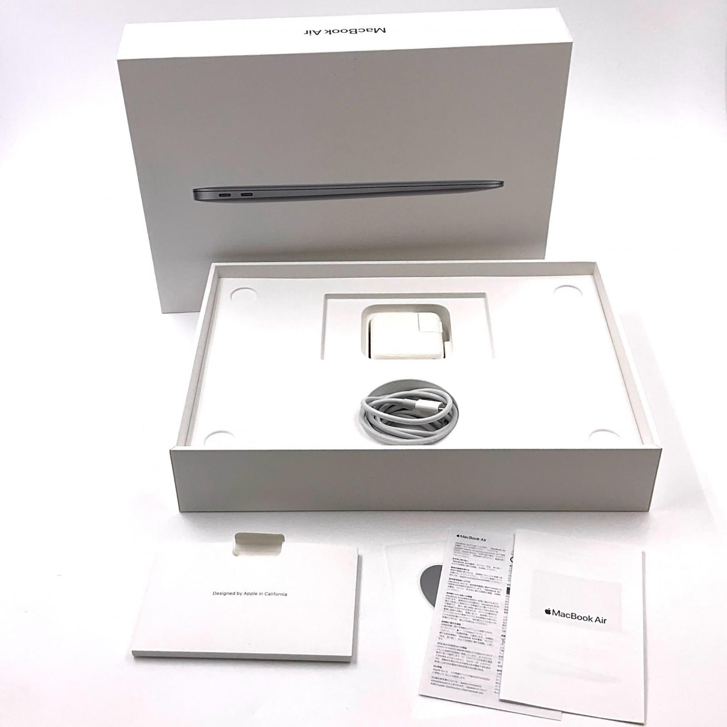 【全額返金保証】【最速発送】Apple MacBook Air 13.3インチ 2020 Apple M1 8GB SSD 512GB スペースグレイ 100% 動作確認済