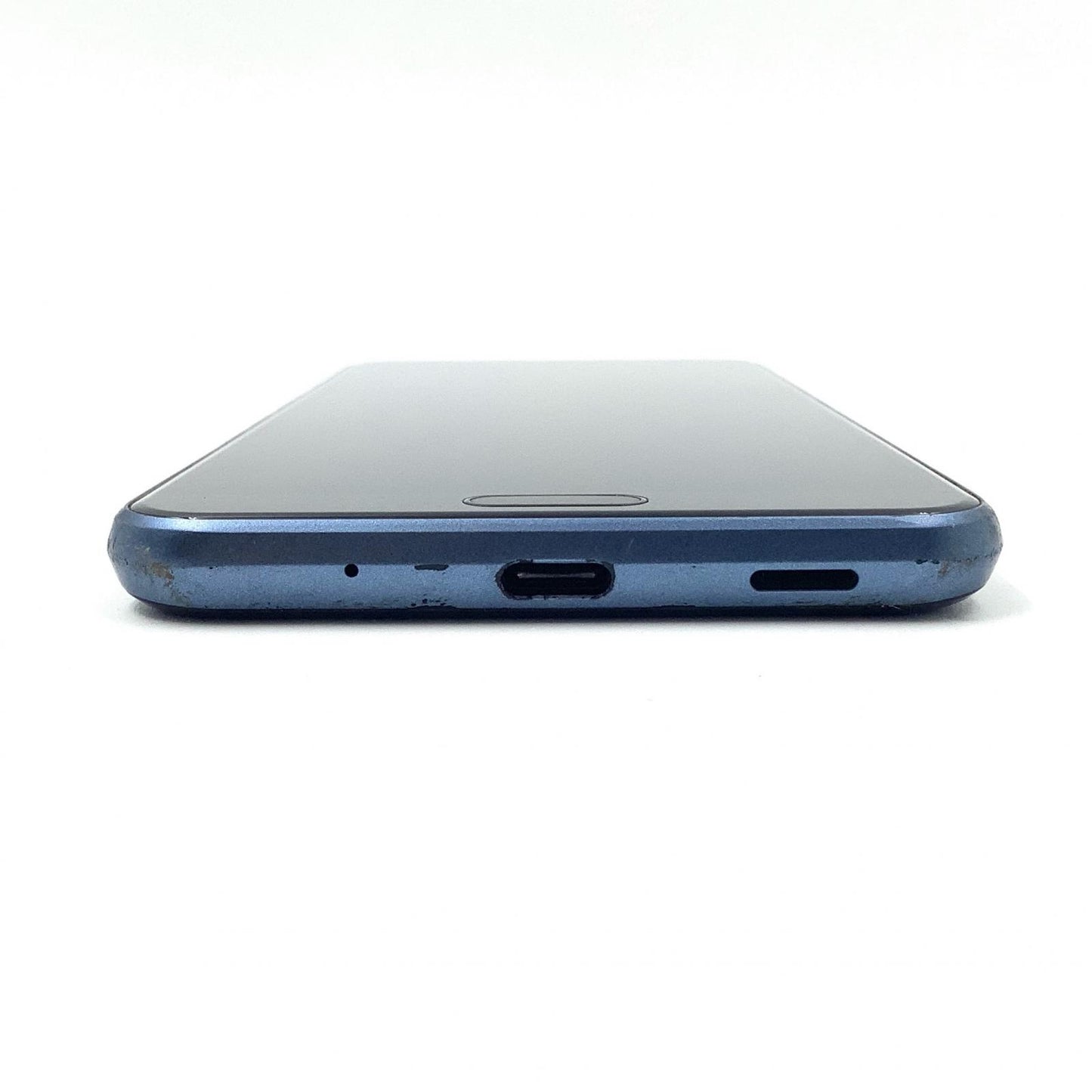 【全額返金保証】【最速発送】SHARP AQUOS sense3 plus 64GB クラッシィブルー au SHV46 白ロム 動作確認済