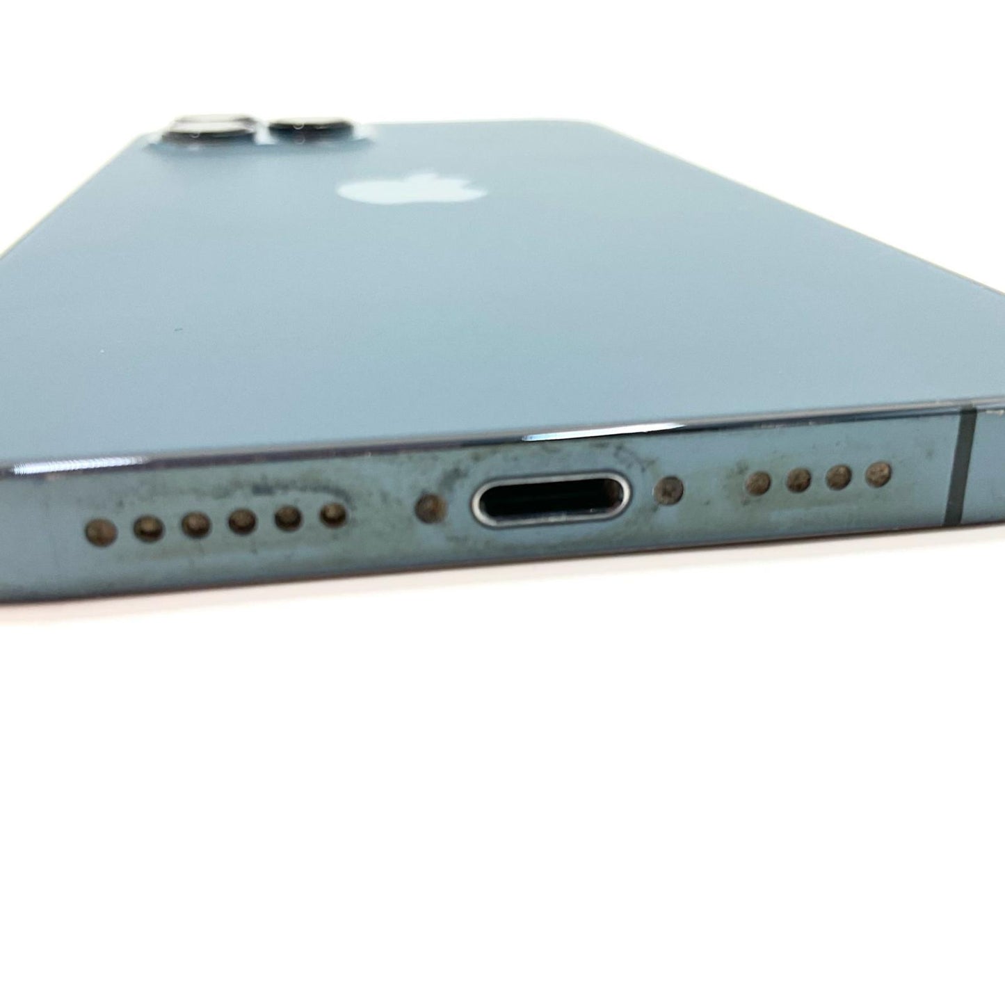 【最速発送】Apple iPhone iPhone 12 Pro Max 128GB パシフィックブルー Softbank 白ロム【難有】 73%