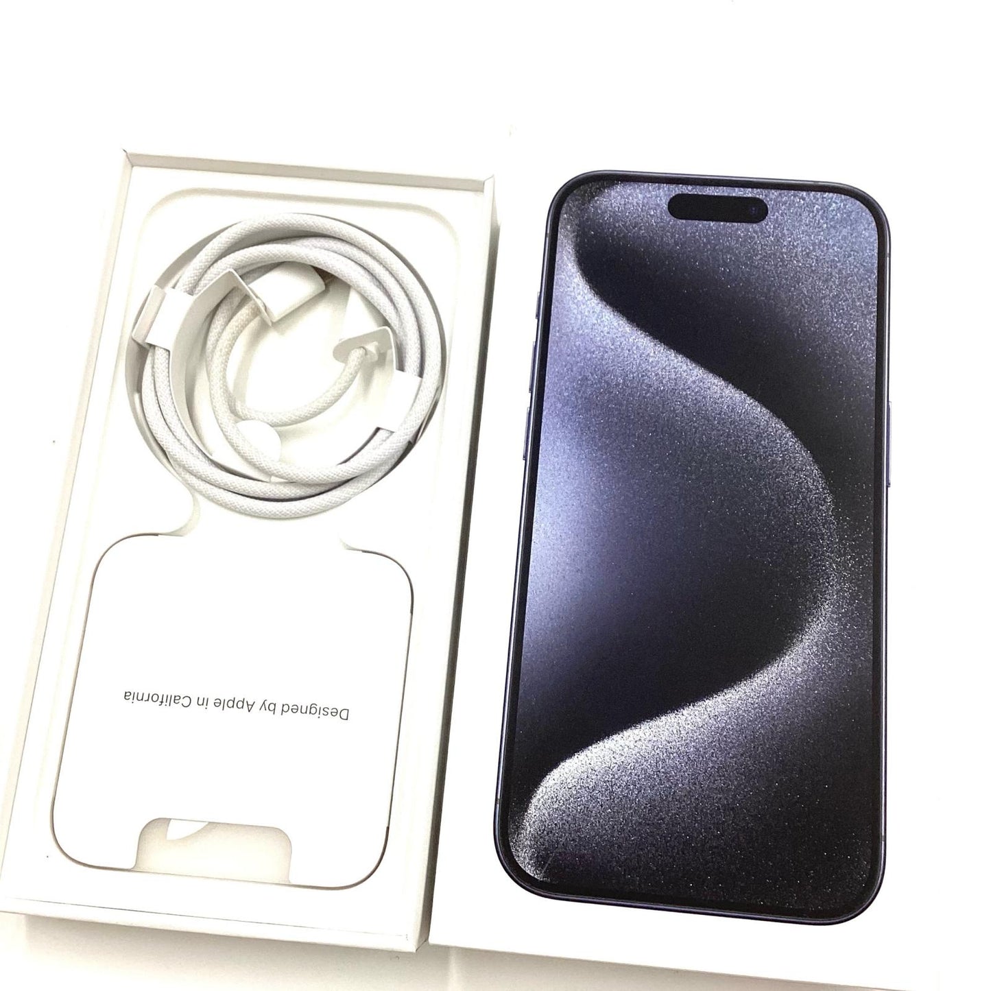 【全額返金保証】【最速発送】Apple iPhone iPhone 15 Pro 256GB ブルーチタニウム SIMフリー 白ロム 美品 動作確認済 93%