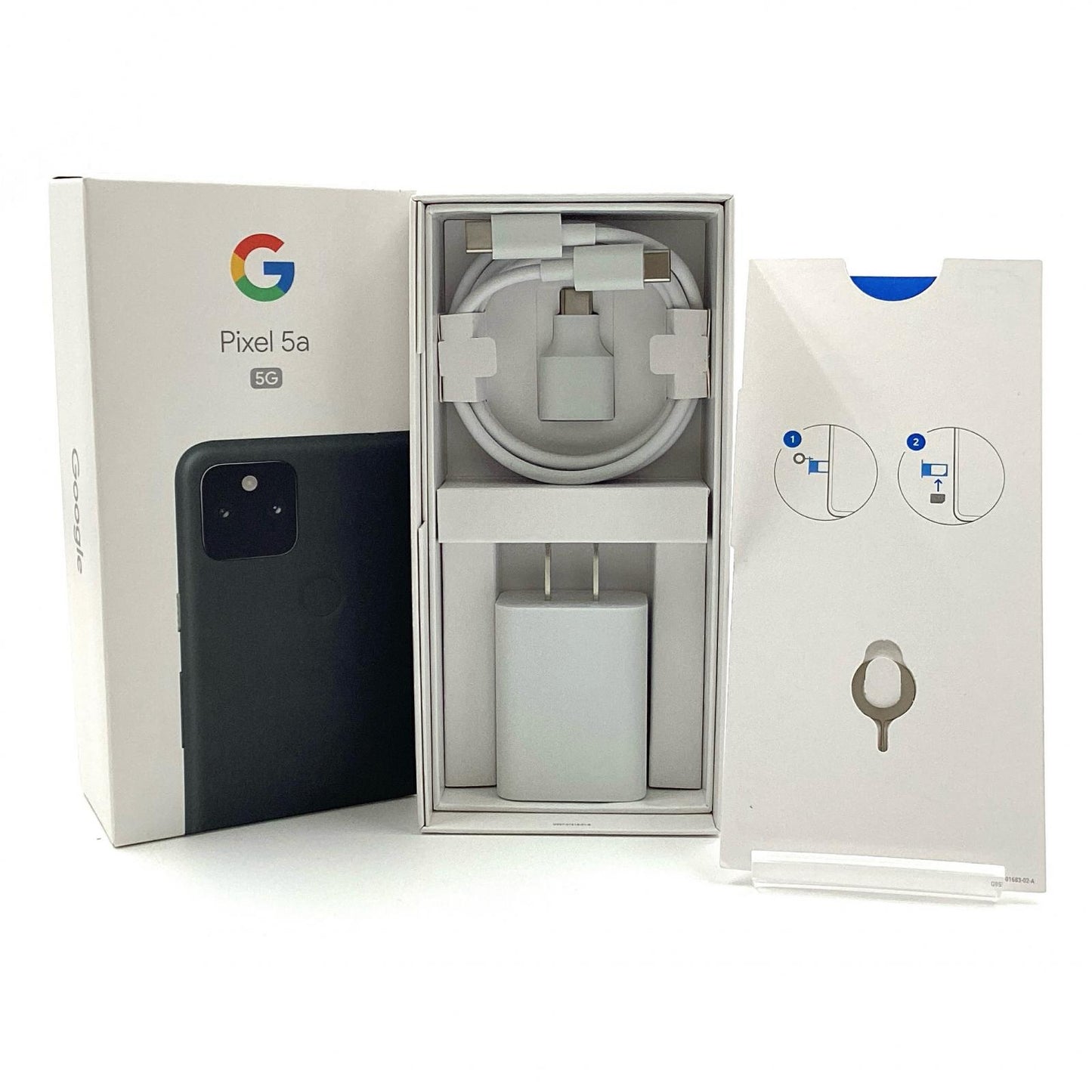 【全額返金保証】【最速発送】Google Pixel 5a 128GB Mostly Black Softbank G4S1M 白ロム 動作確認済