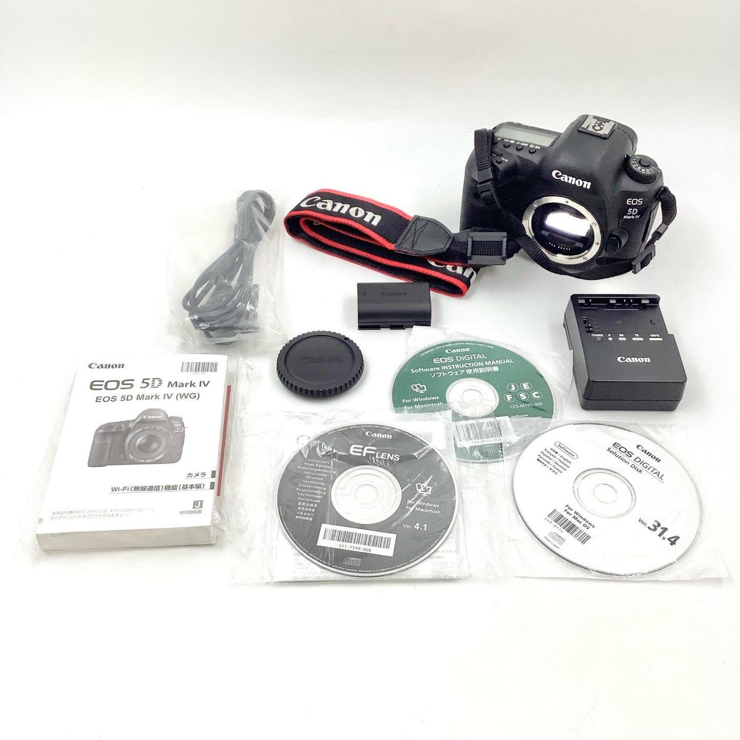 【全額返金保証】【最速発送】Canon デジタル一眼 EOS 5D Mark IV ボディ ブラック 美品 動作確認済