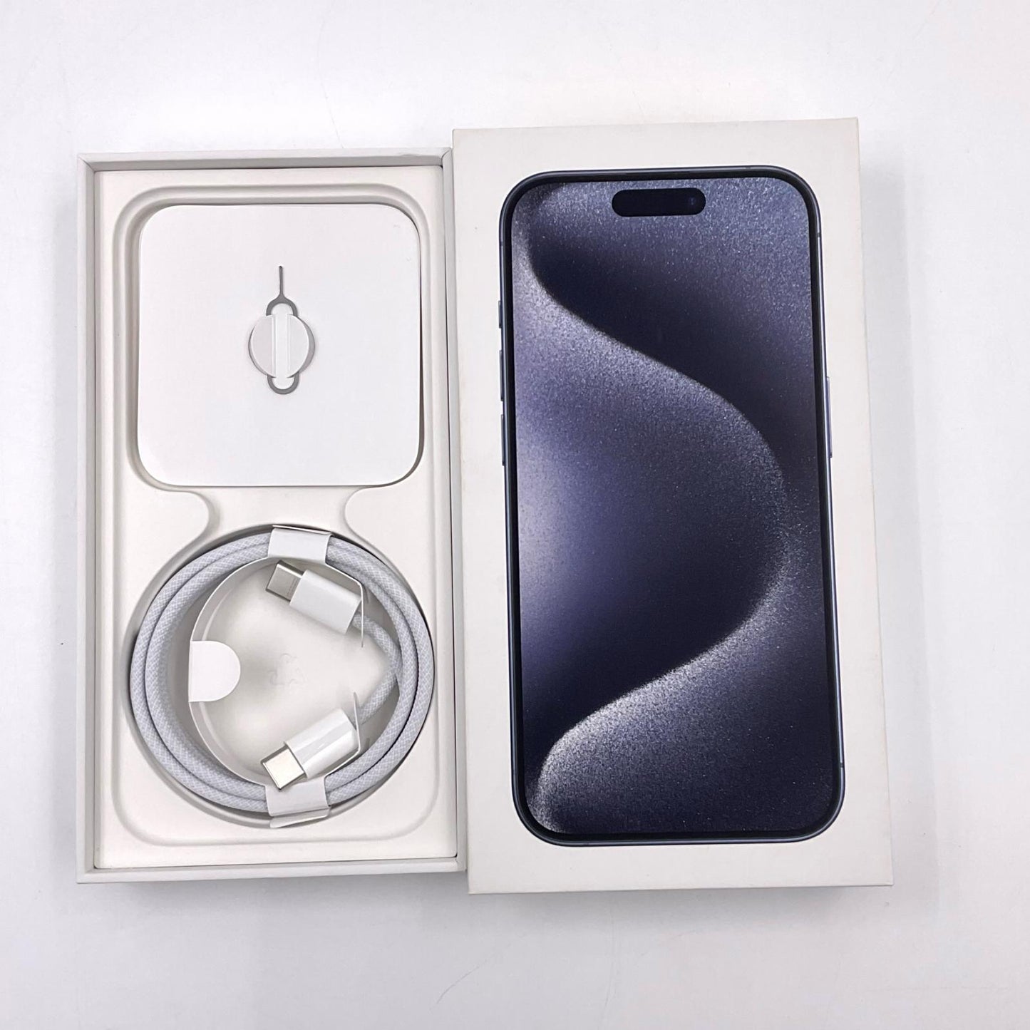 【全額返金保証】【最速発送】Apple iPhone iPhone 15 Pro 128GB ブルーチタニウム SIMフリー 白ロム 動作確認済 89%