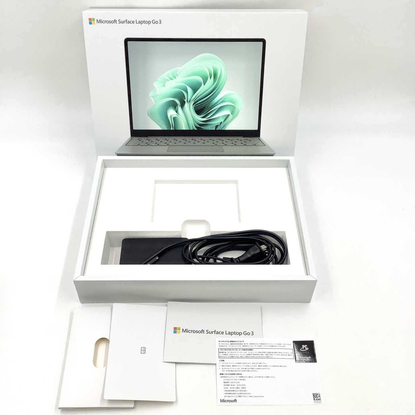 【全額返金保証】【最速発送】Microsoft Surface Laptop Go 3 XK1-00010 2013 12th Gen Intel(R) Core(TM) i5-1235U 8GB M.2 SSD 256GB 99.8% 超美品 動作確認済