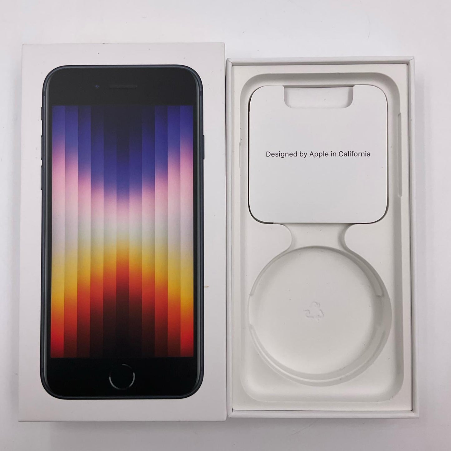 【全額返金保証】【最速発送】Apple iPhone iPhone SE(第3世代) 64GB ミッドナイト SIMフリー 白ロム 動作確認済 87%