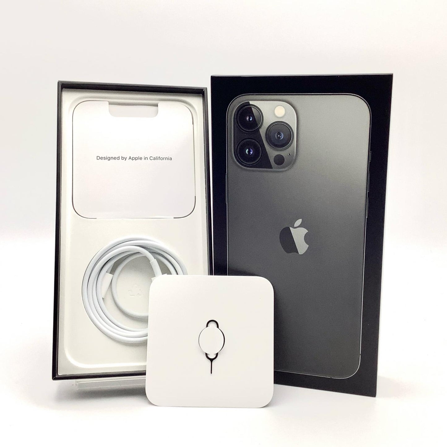 【全額返金保証】【最速発送】Apple iPhone iPhone 13 Pro Max 128GB グラファイト SIMフリー 白ロム 動作確認済 100%