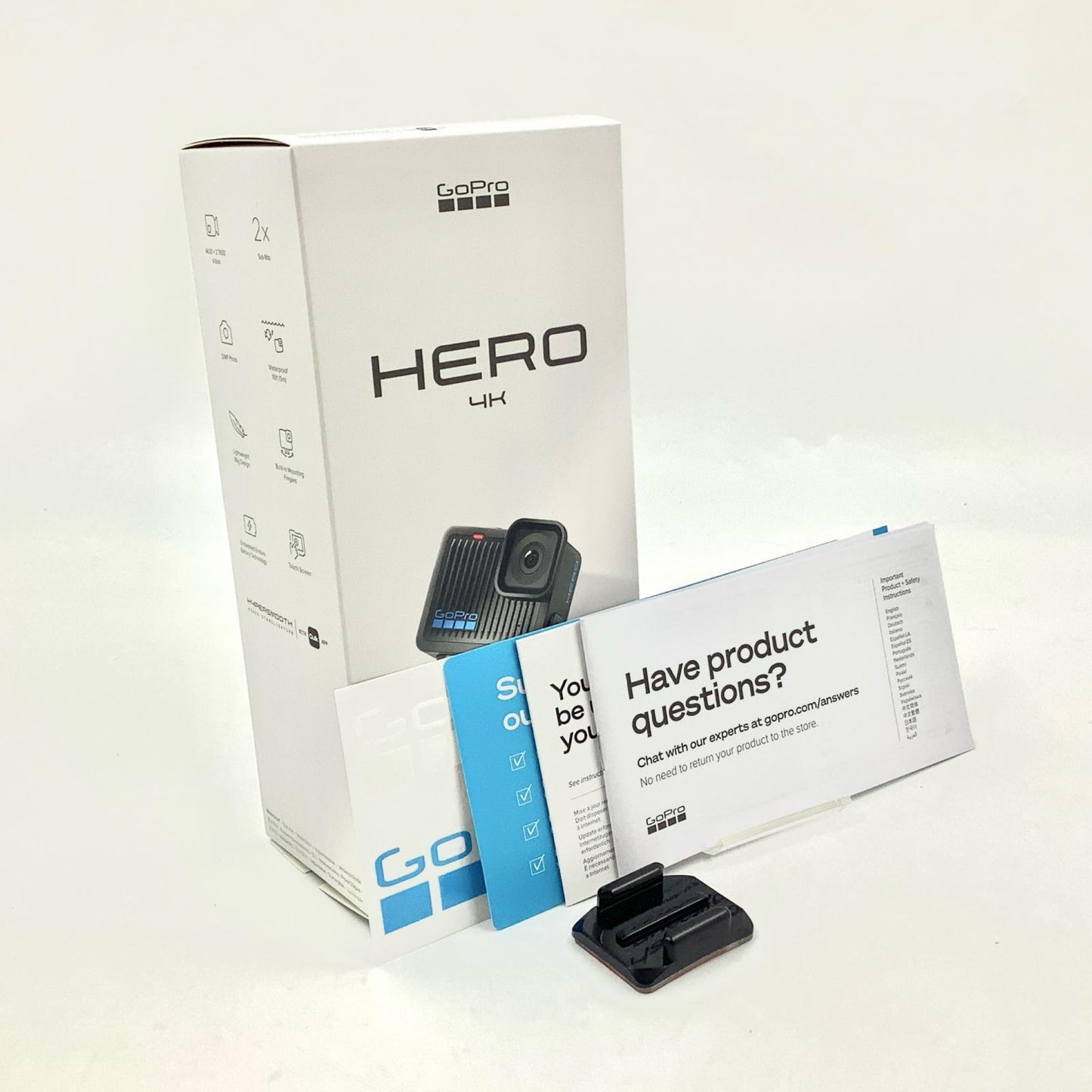 【全額返金保証】【最速発送】GoPro HERO 4K 美品 動作確認済
