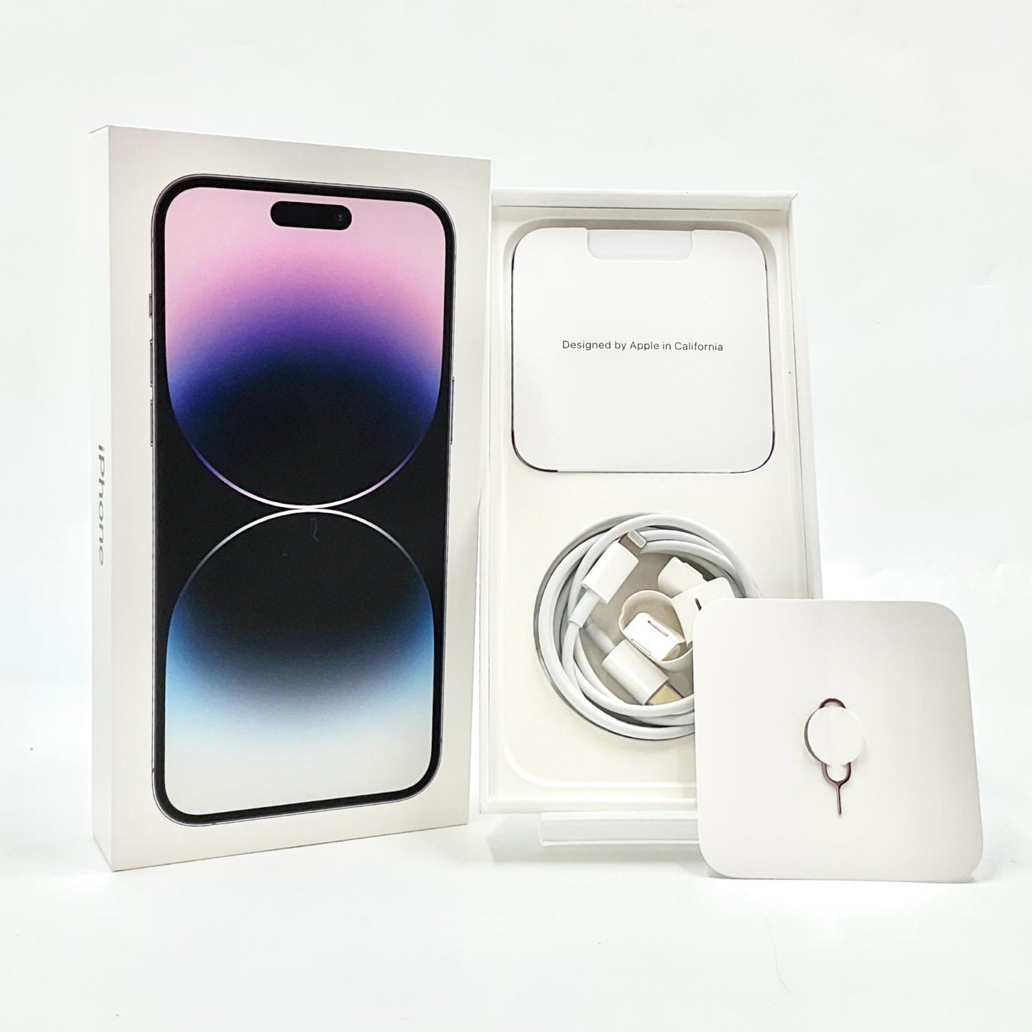 【全額返金保証】【最速発送】Apple iPhone iPhone Pro Max 14 Pro Max 256GB ディープパープル SIMフリー 白ロム 美品 動作確認済 93%