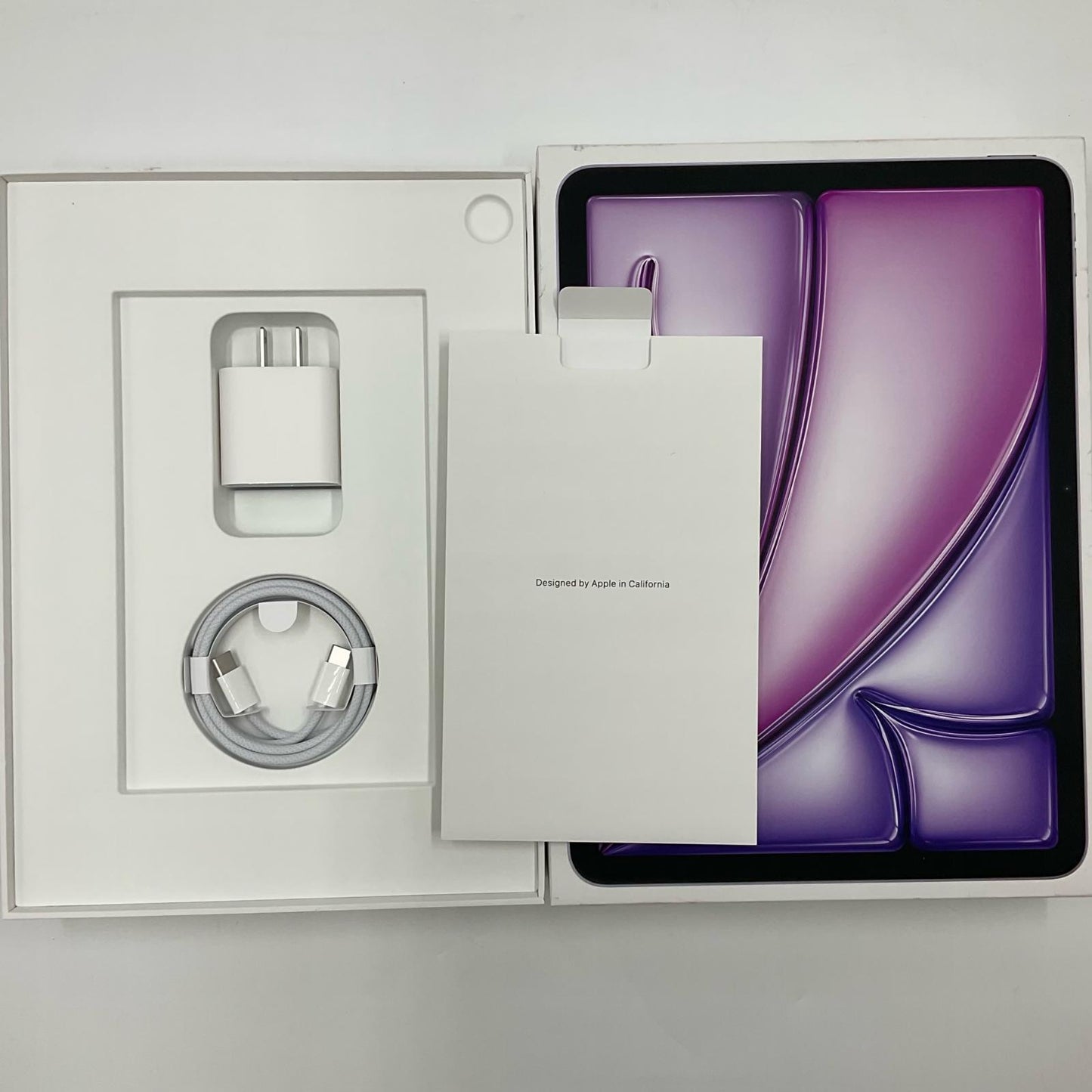 【全額返金保証】【最速発送】Apple iPad Air 11インチ 第6世代 128GB パープル Wi-Fi 超美品 動作確認済