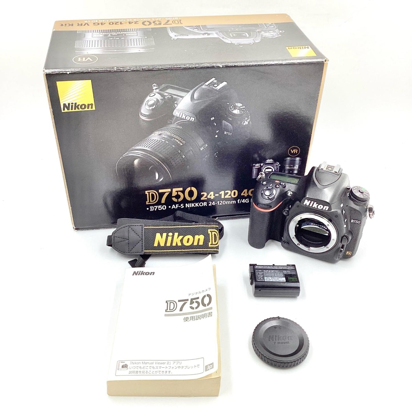 【全額返金保証】【最速発送】Nikon デジタル一眼 D750 ボディ ブラック 動作確認済